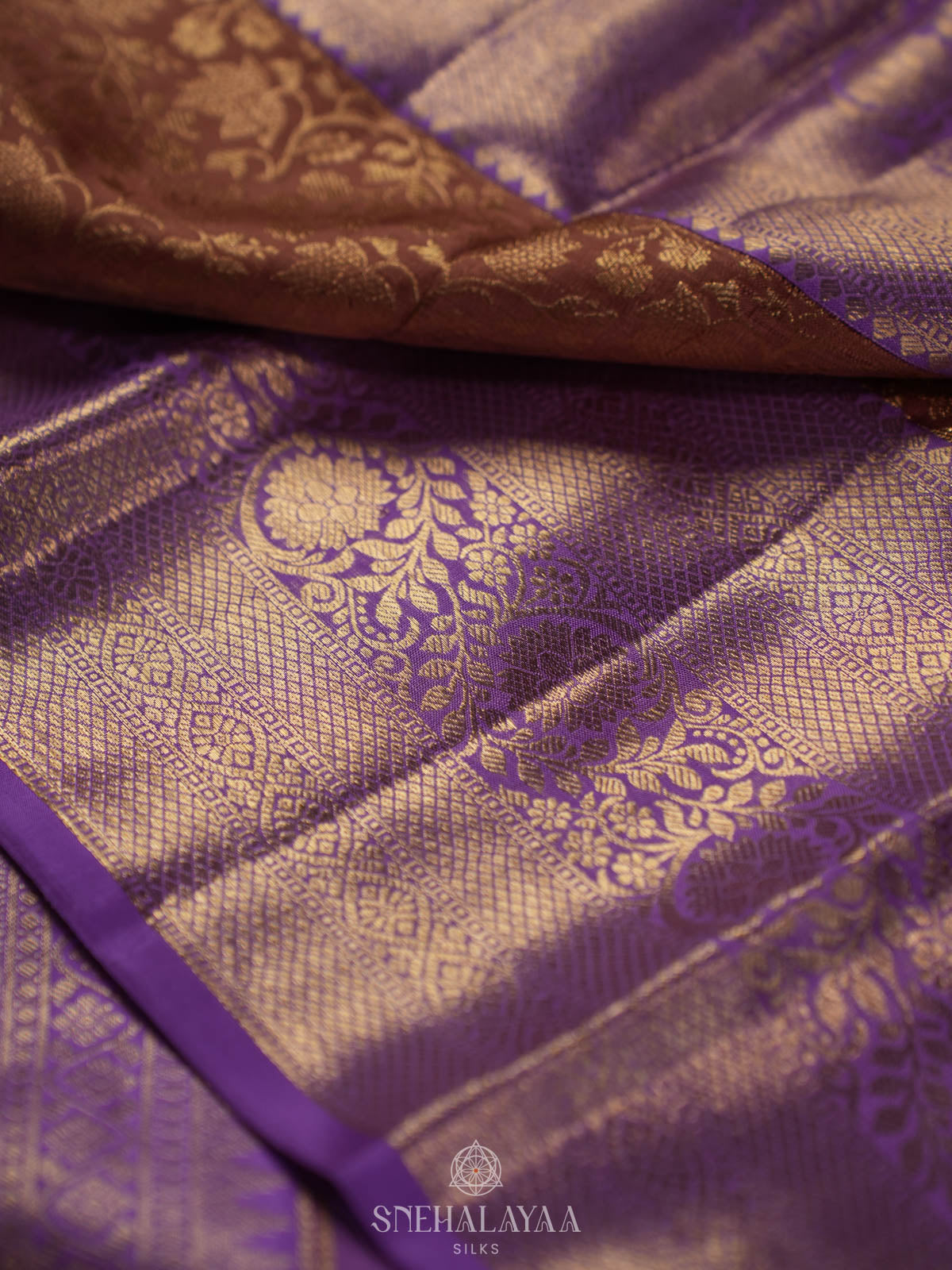 Dusty Rose Kanjivaram Silk Saree