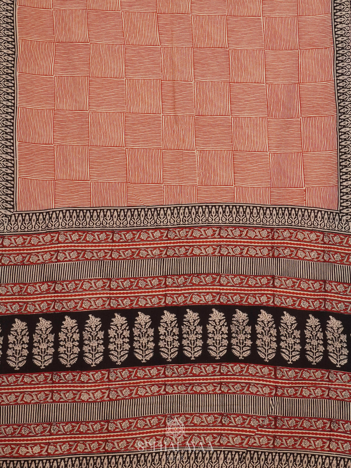 Off White Jaipur Cotton Saree