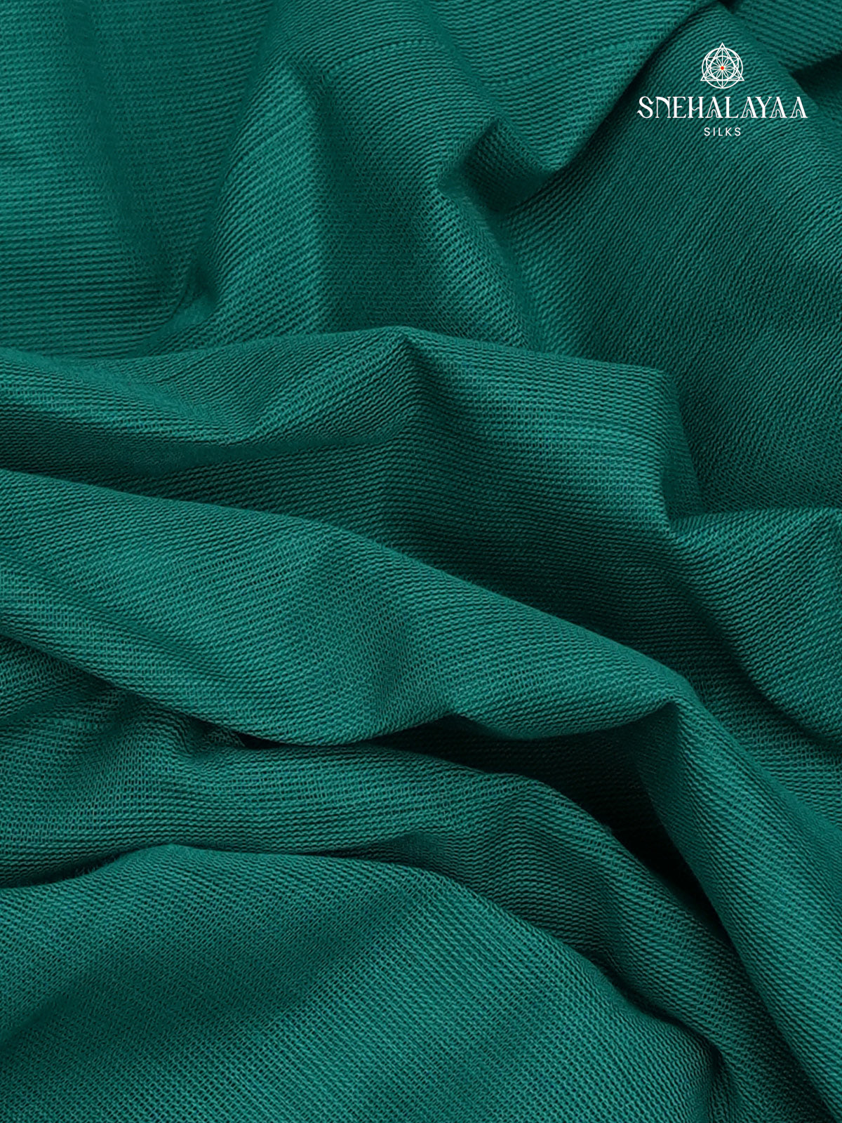 Peacock Blue Chettinad Cotton Saree