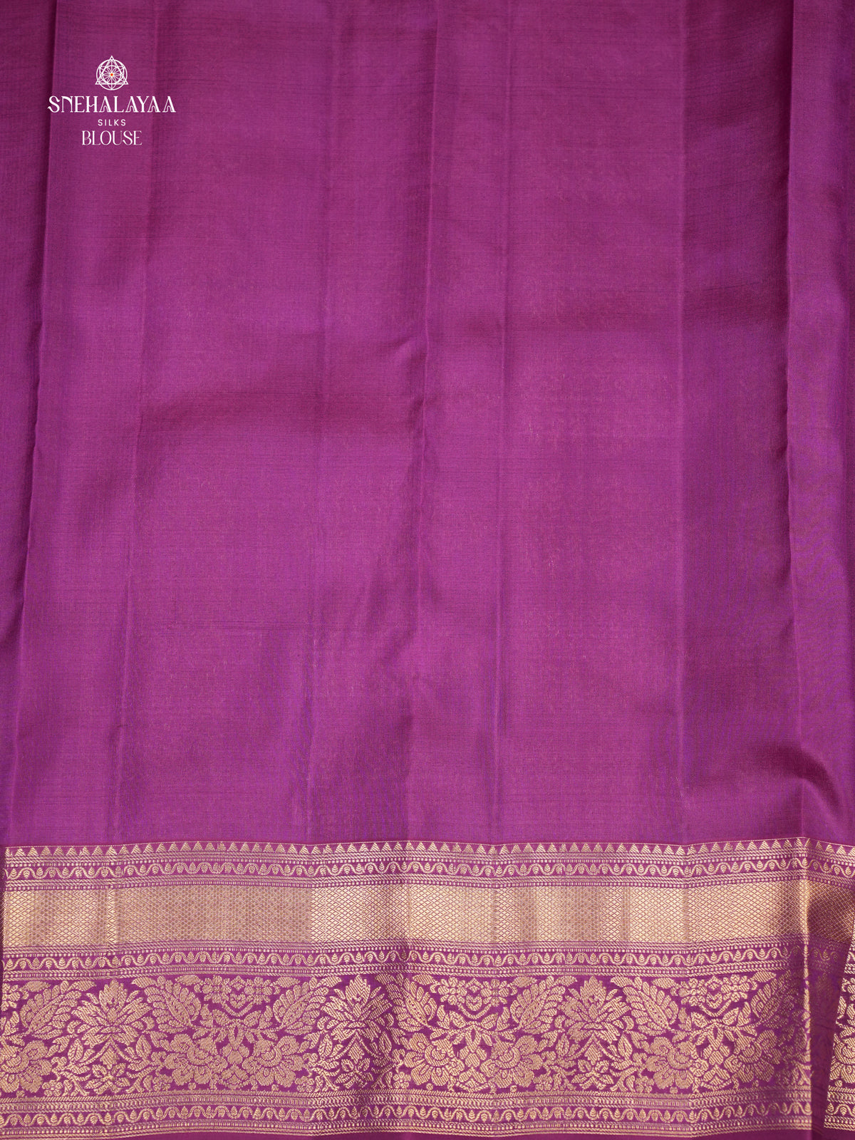 Magenta Purple Kanjivaram Silk Saree