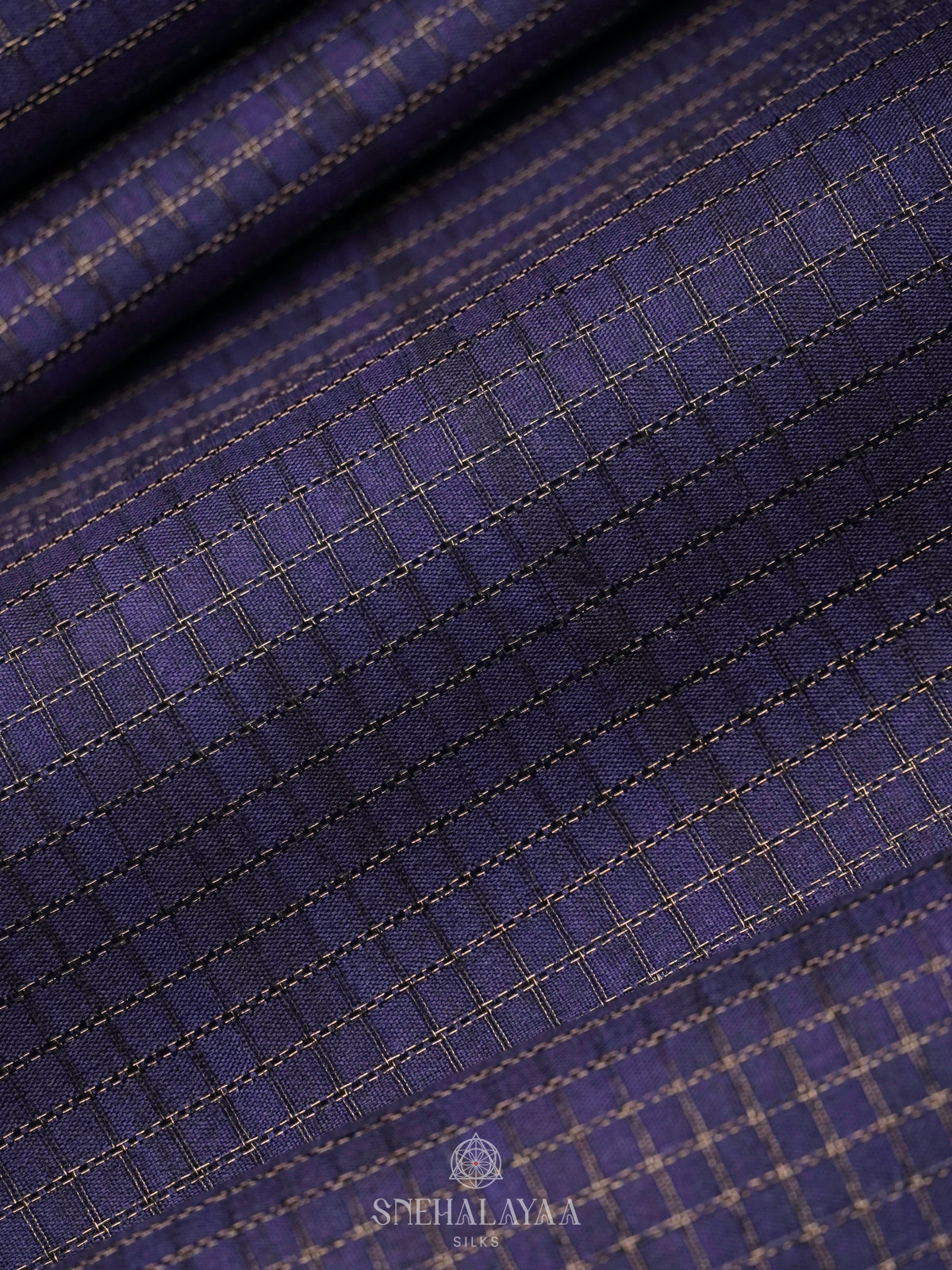 Purple Tussar Saree