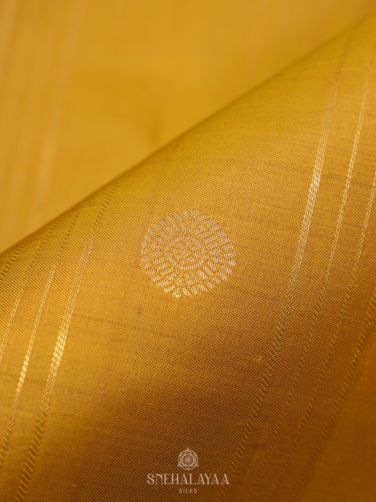 Yellow Kanjivaram Silk Saree
