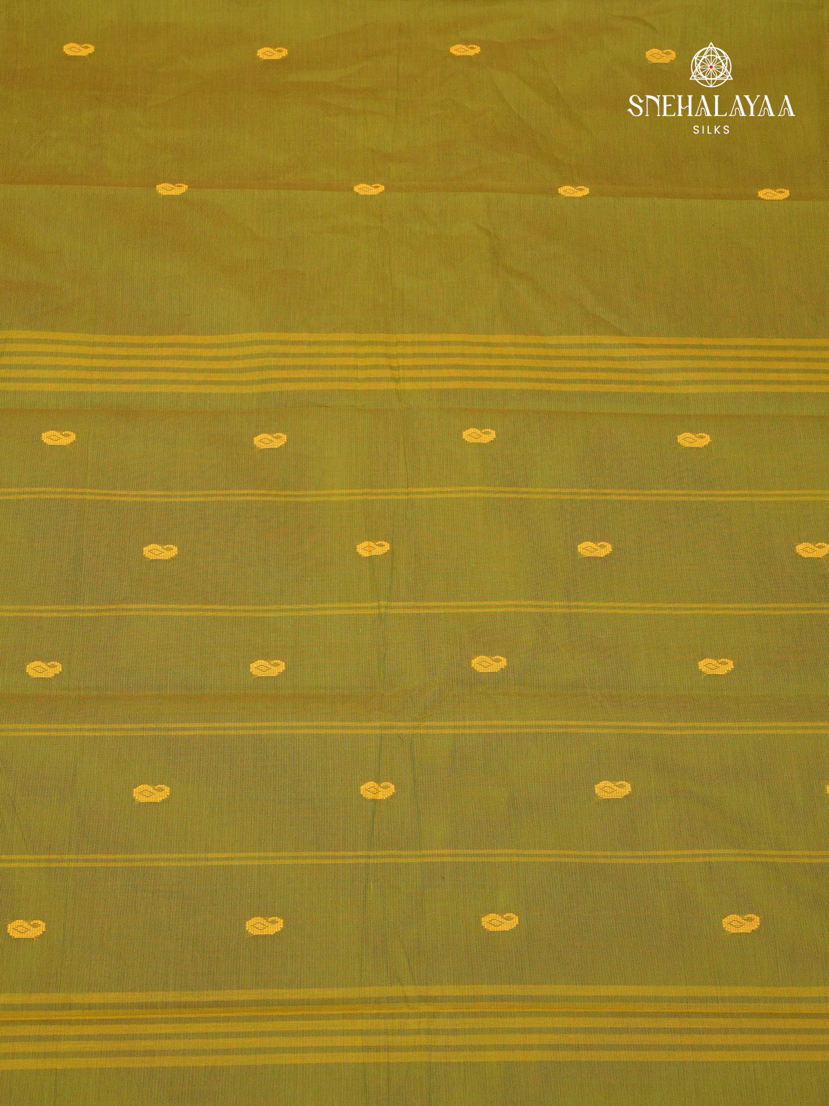 Lime Green Chettinad Cotton Saree