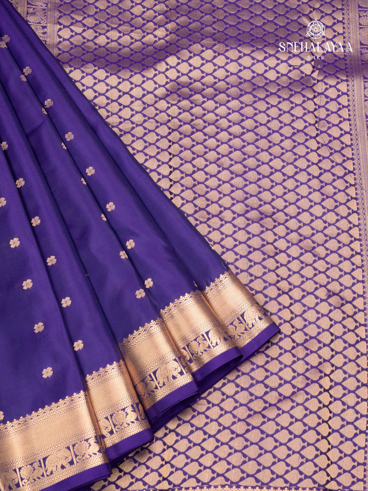 Blue Kanjivaram Silk Saree