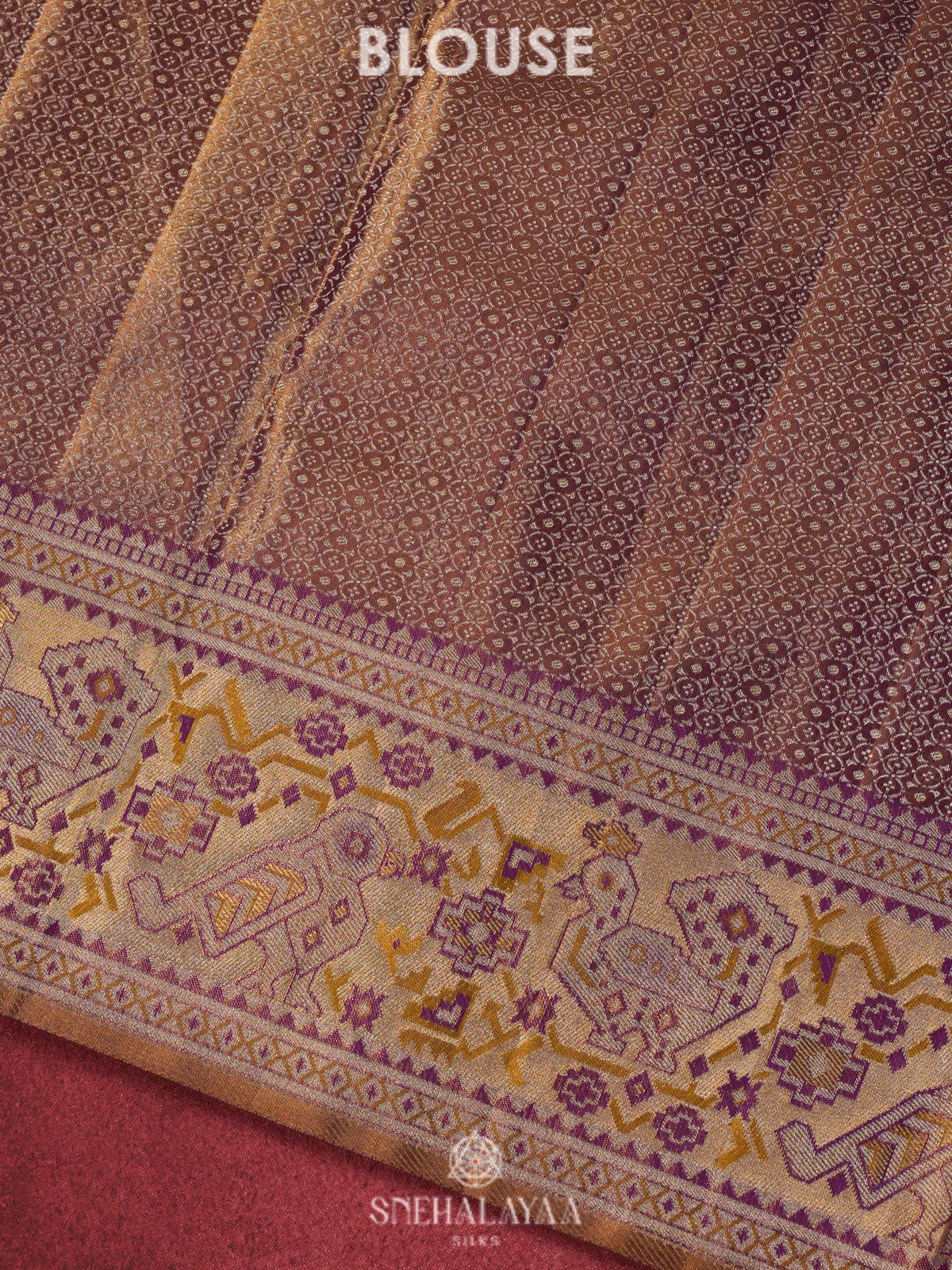 Mustard Yellow Kanjivaram Silk Saree