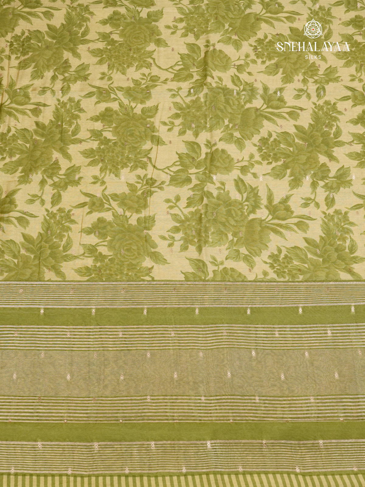 Green Chanderi Saree