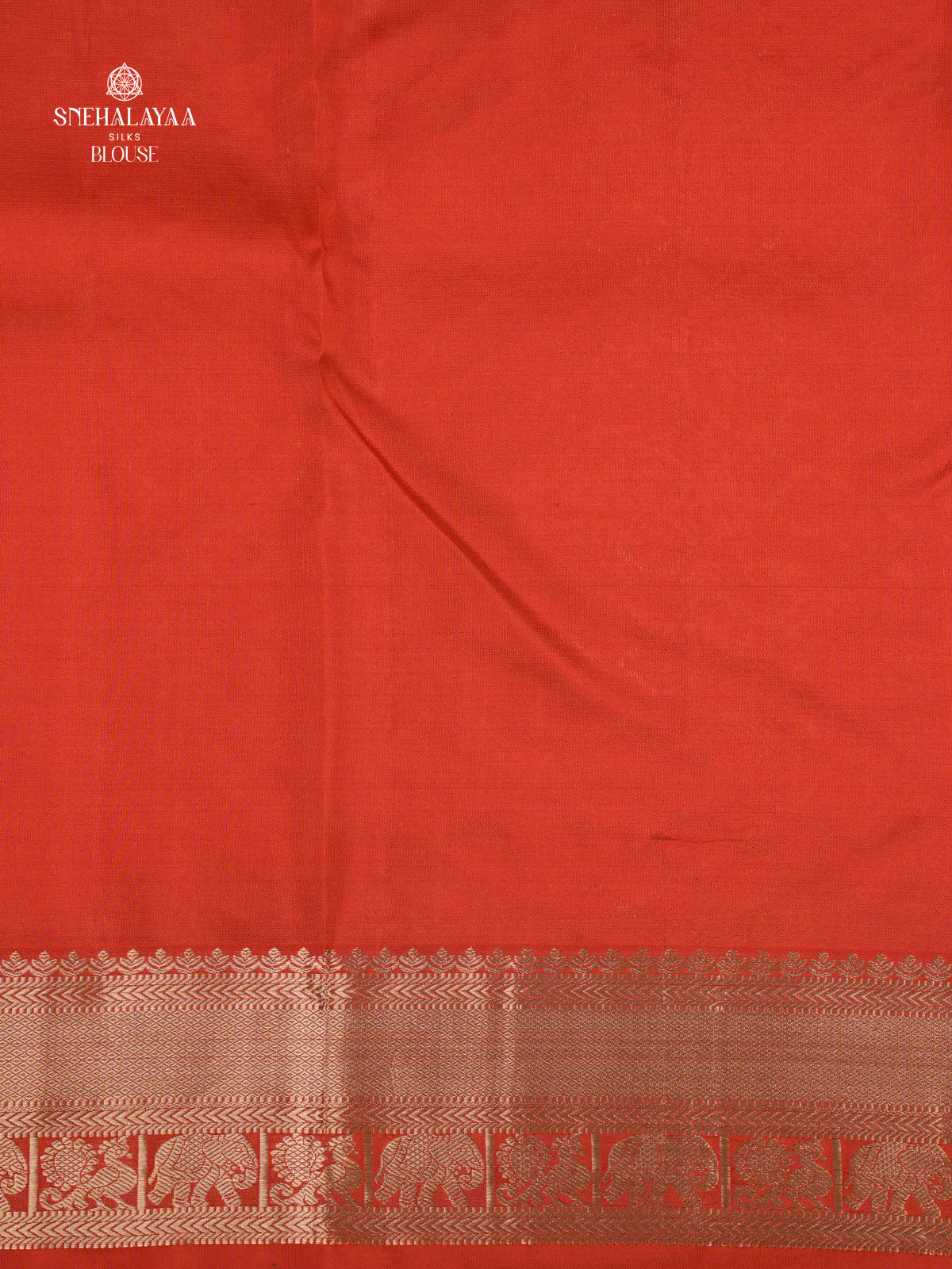 Orange Kanjivaram Silk Saree