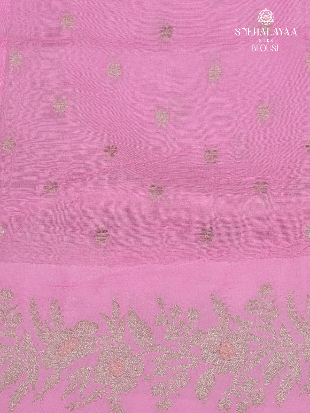 Pink Banaras Silk Saree
