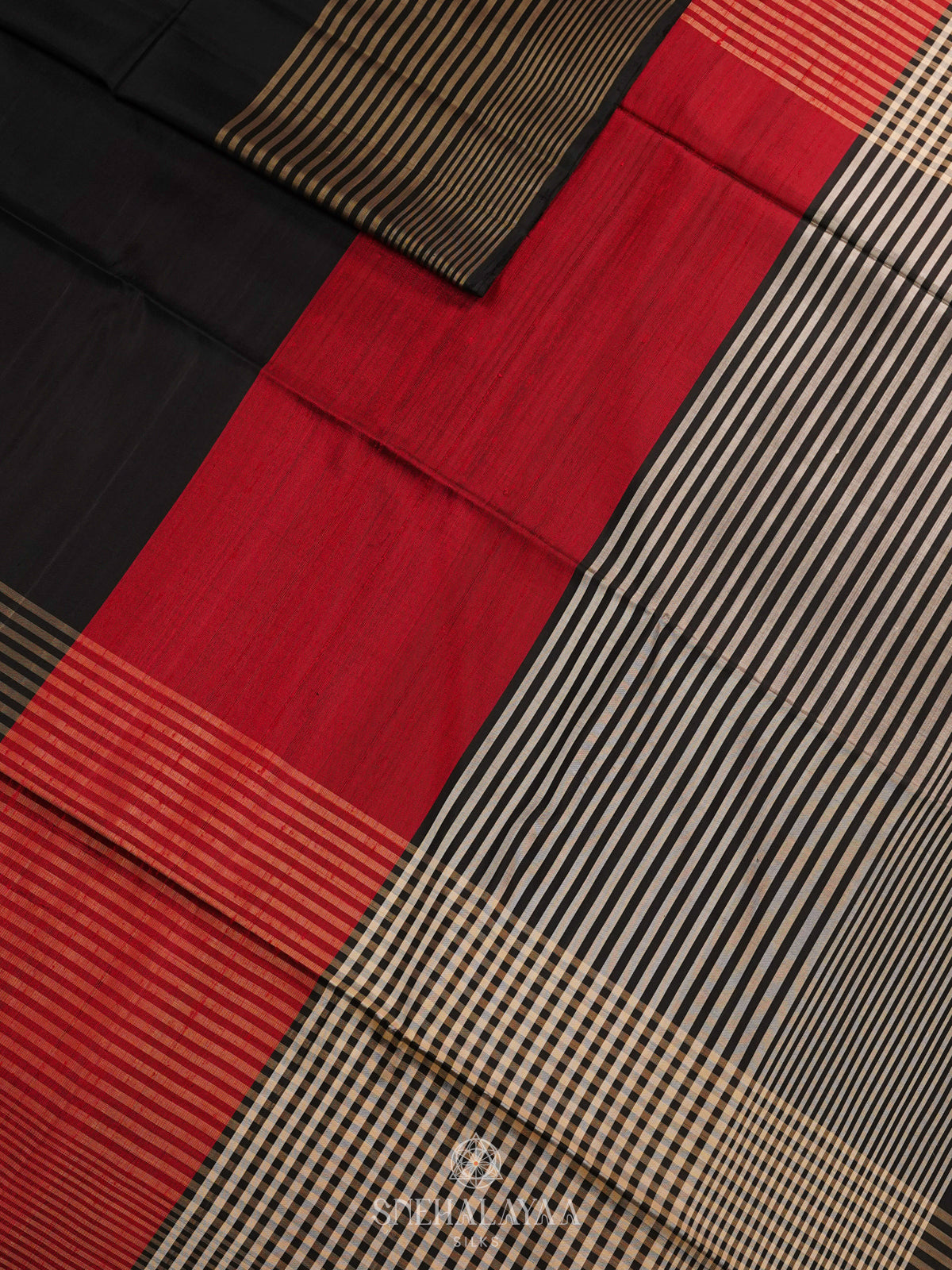 Black Soft Silk Saree