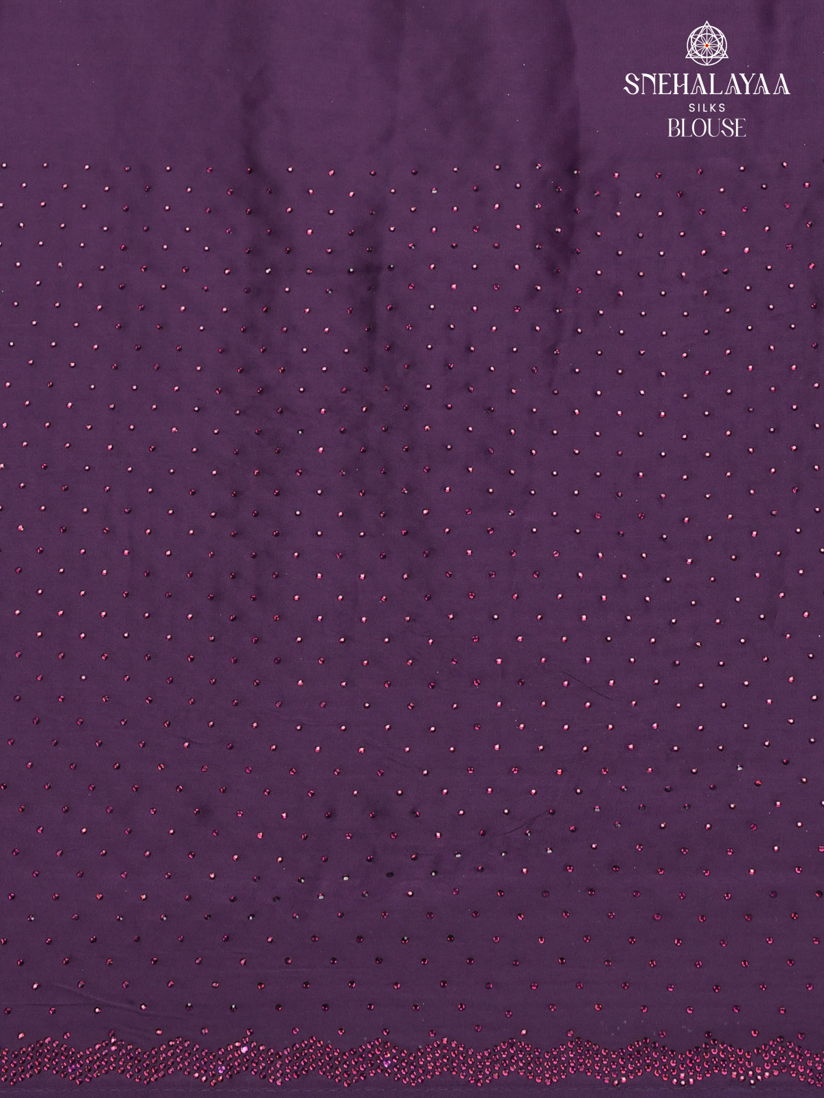 Rich Purple Designer Saree