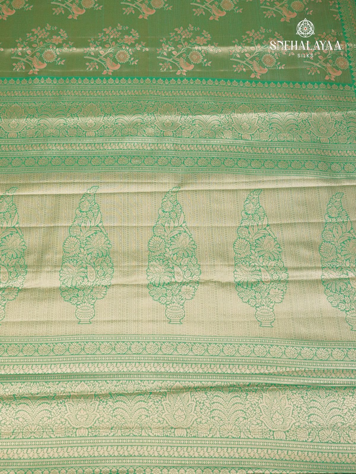 Green Art Silk Saree