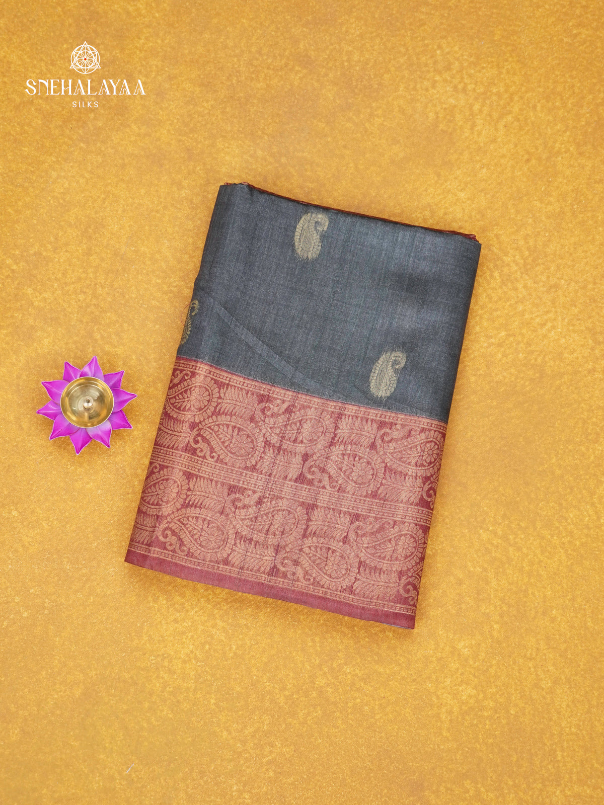 Black Jute Saree
