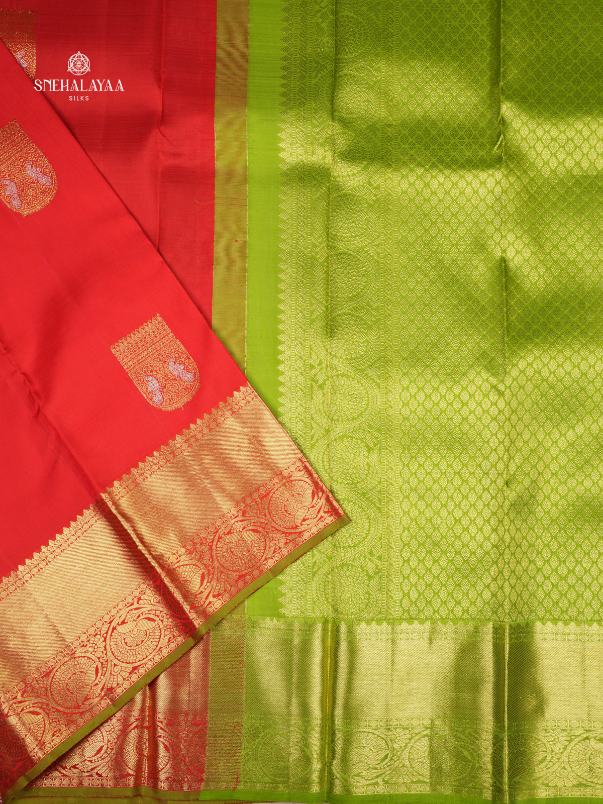 Red Kanjivaram Silk Saree