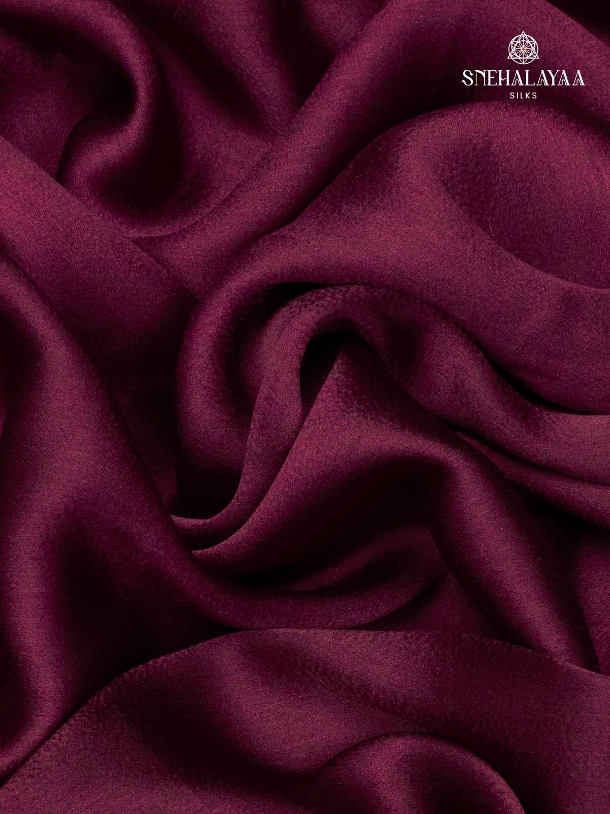 Burgundy Modal Silk Saree