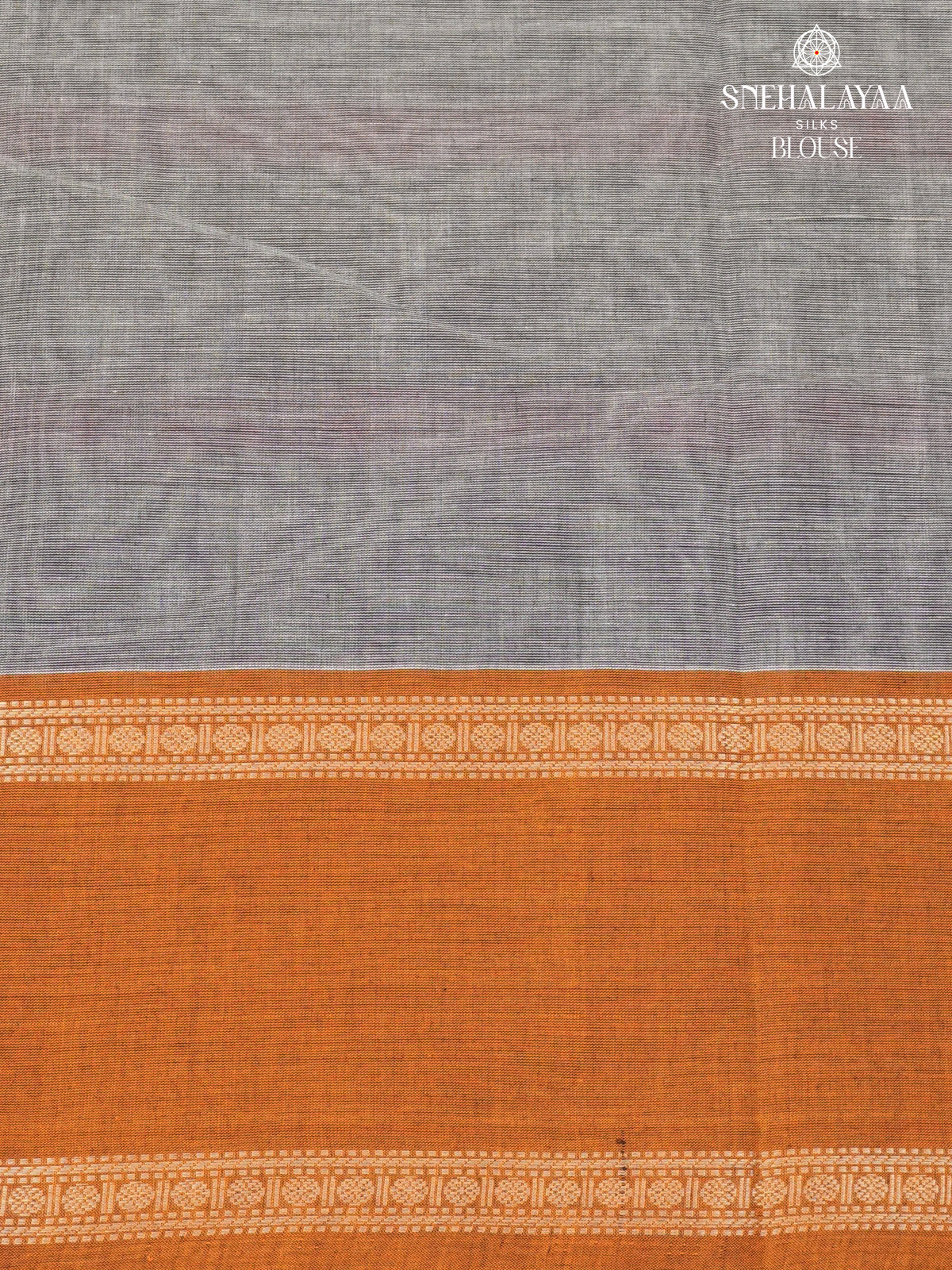 Grey Pure Kanchi Cotton Saree