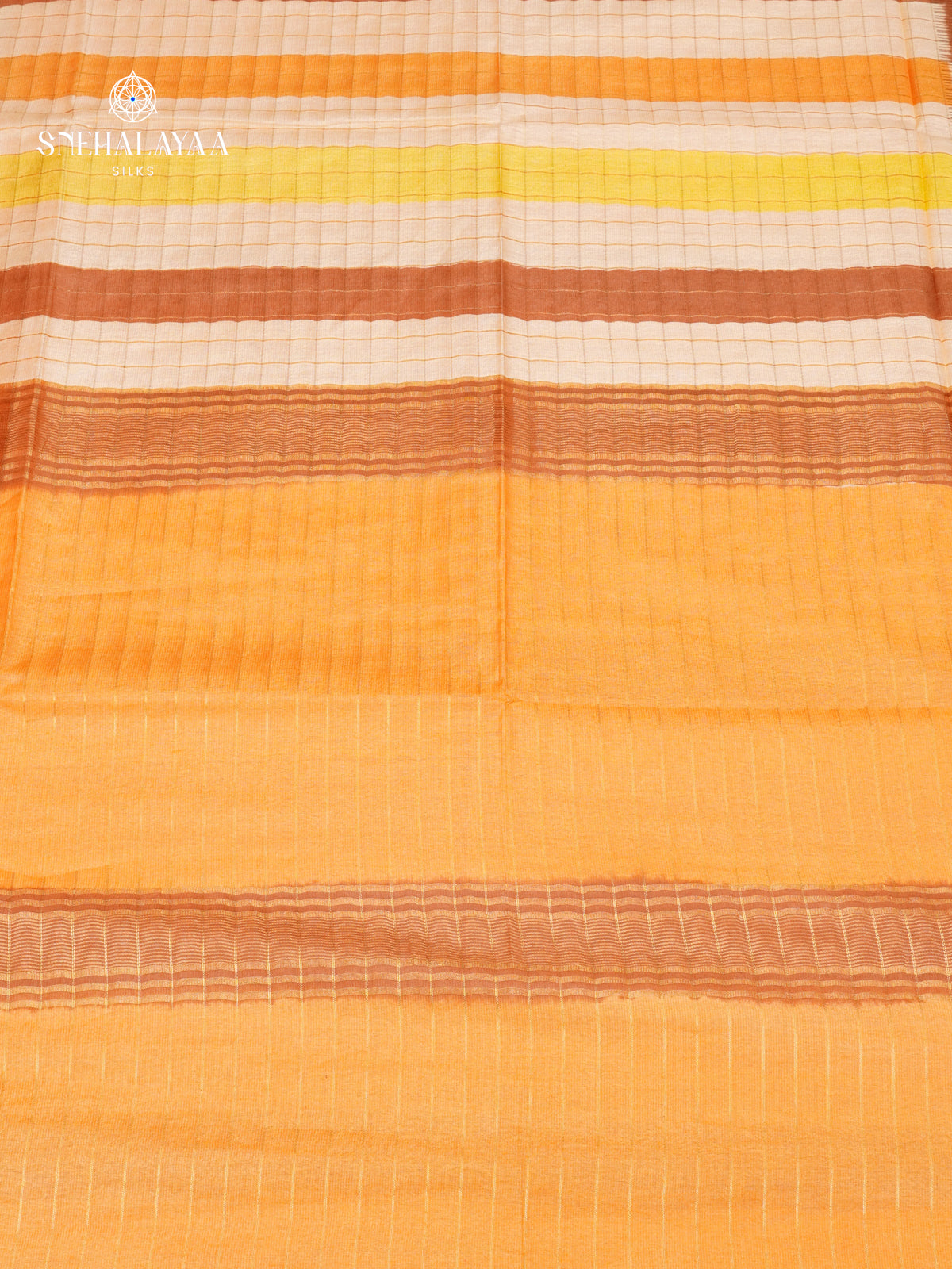 Sandal Bamboo Silk Saree