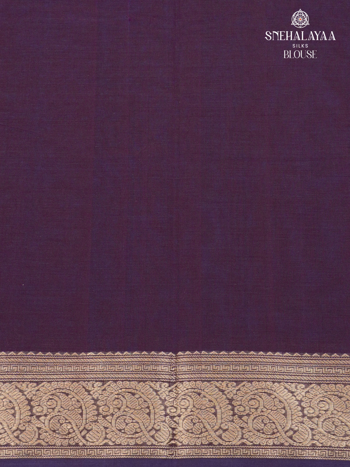 Royal Purple Pure Kanchi Cotton Saree