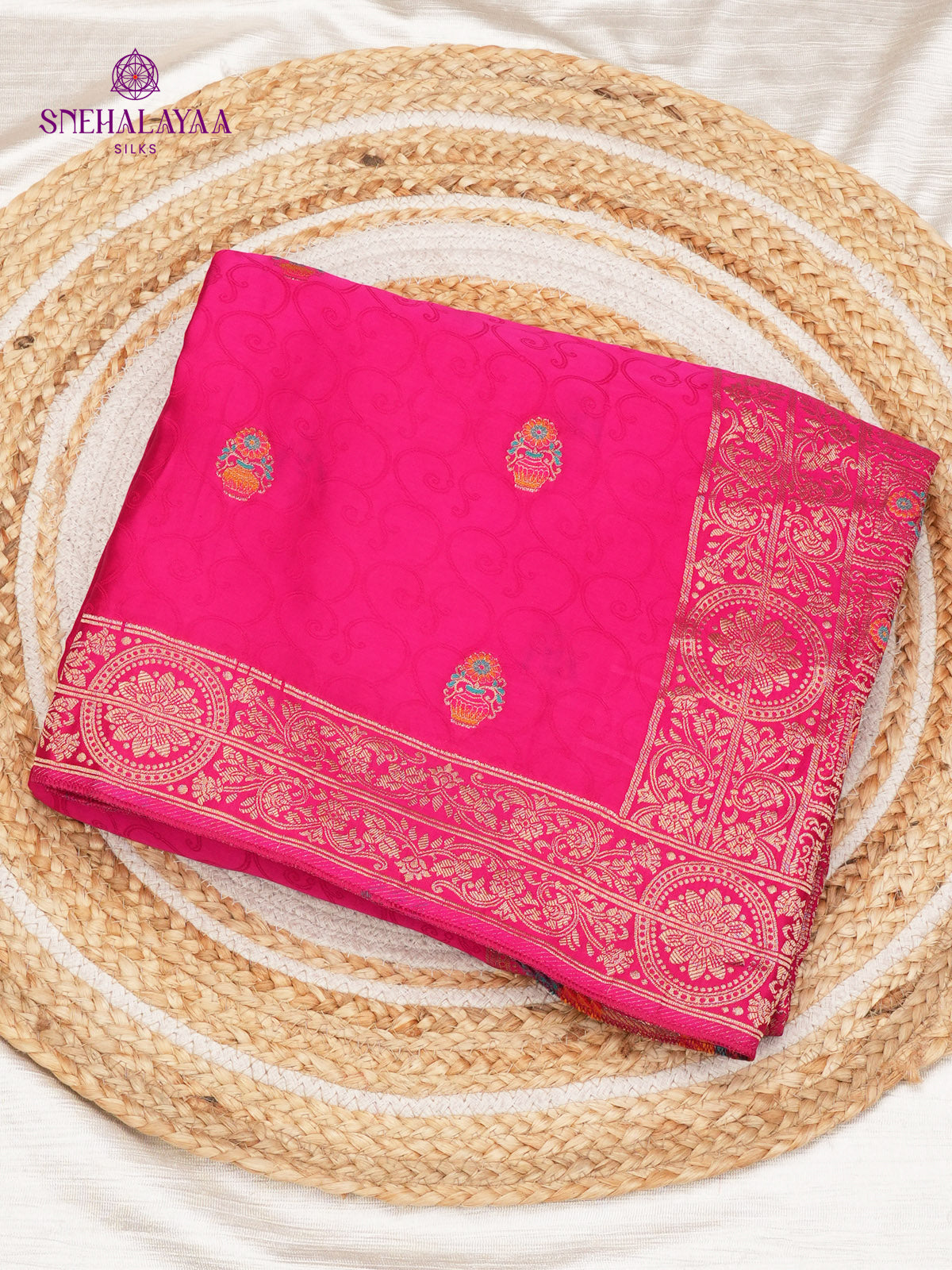 Rani Banaras Silk Saree