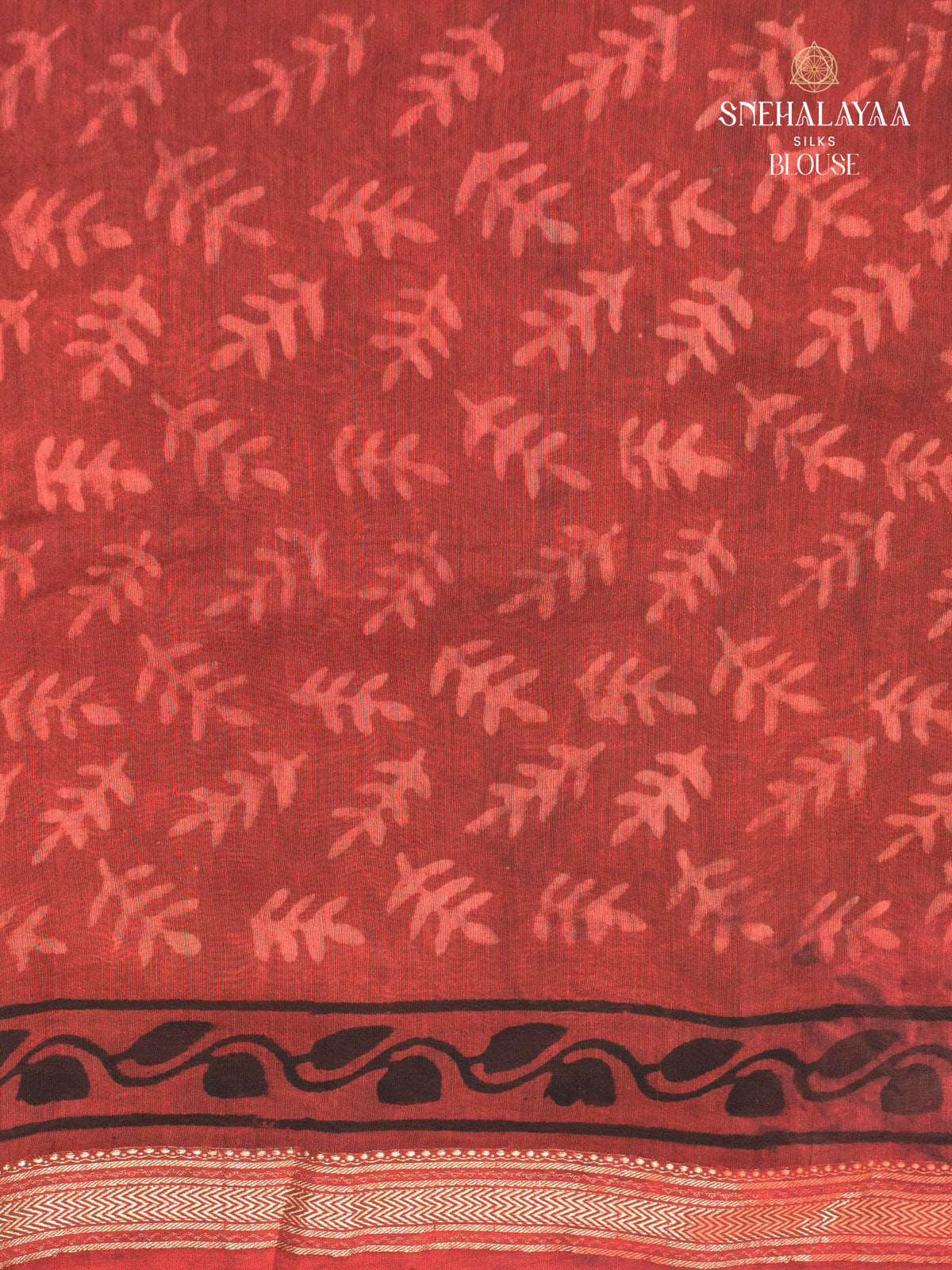 Maroon Chanderi Saree