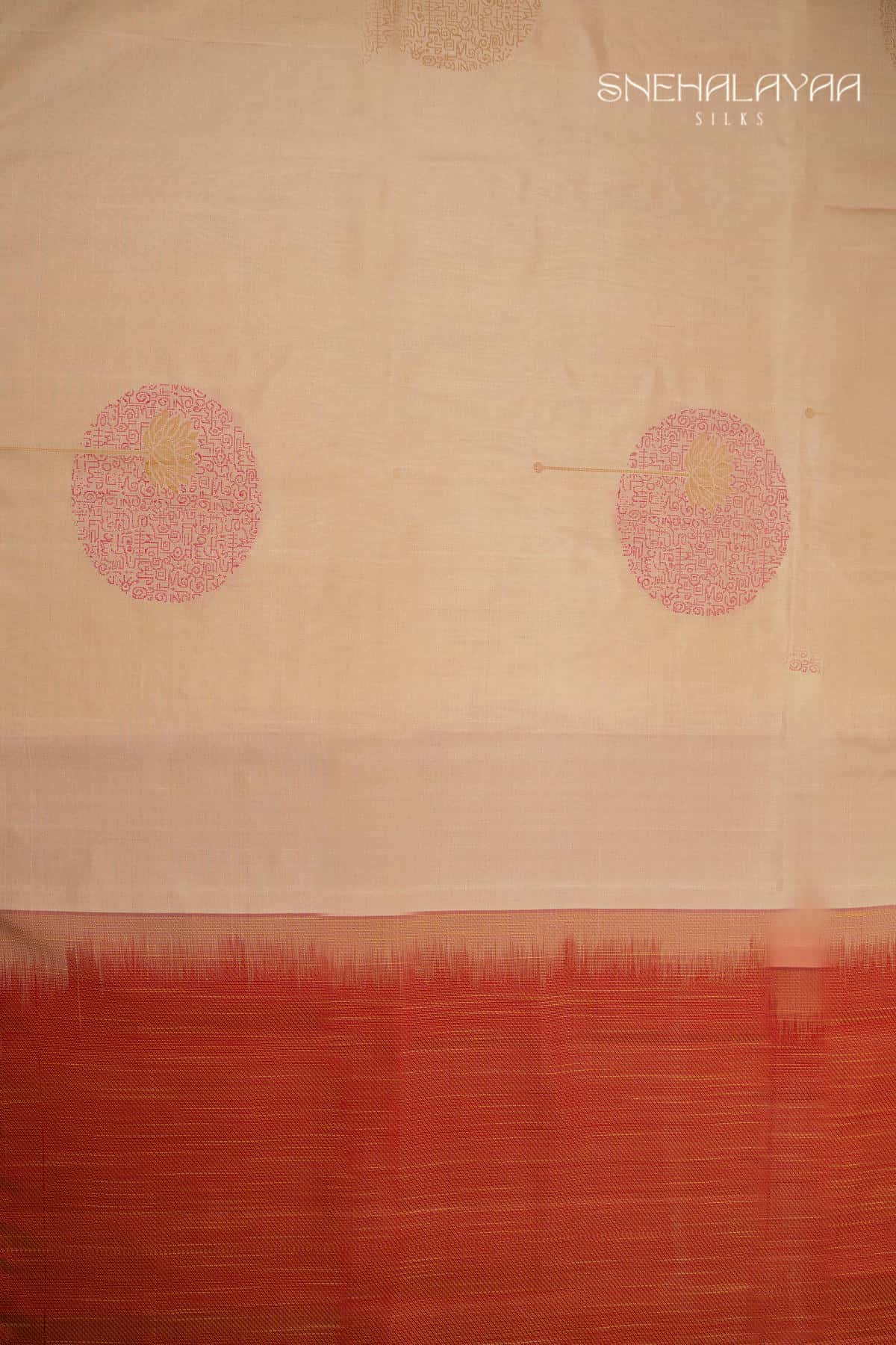 Peach Soft Silk Saree