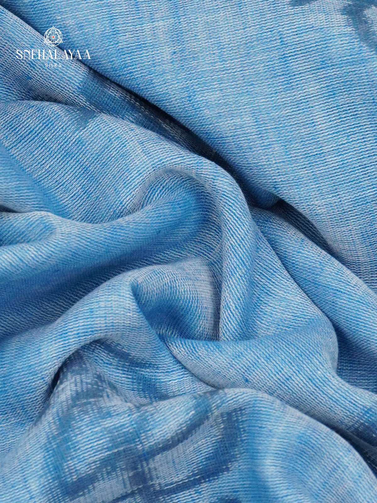 Blue Sambalpuri Cotton Saree