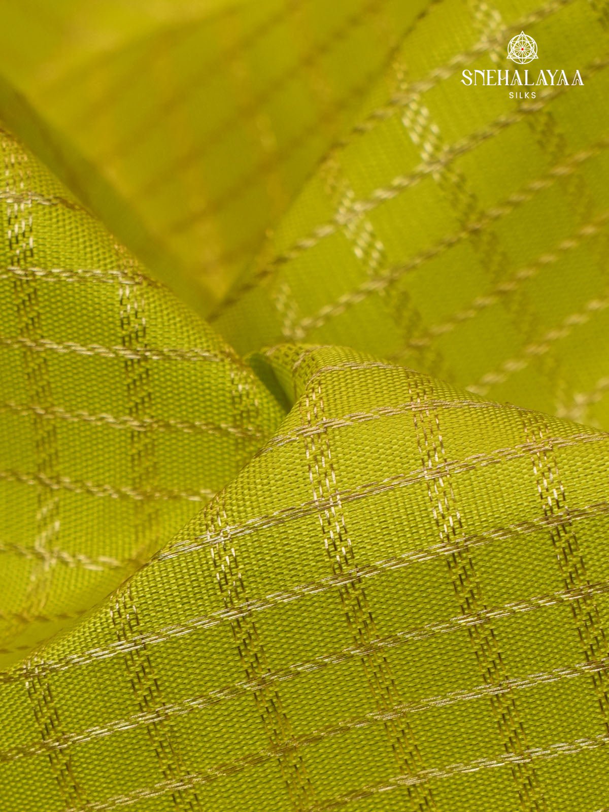Parrot Green Kanjivaram Silk Saree