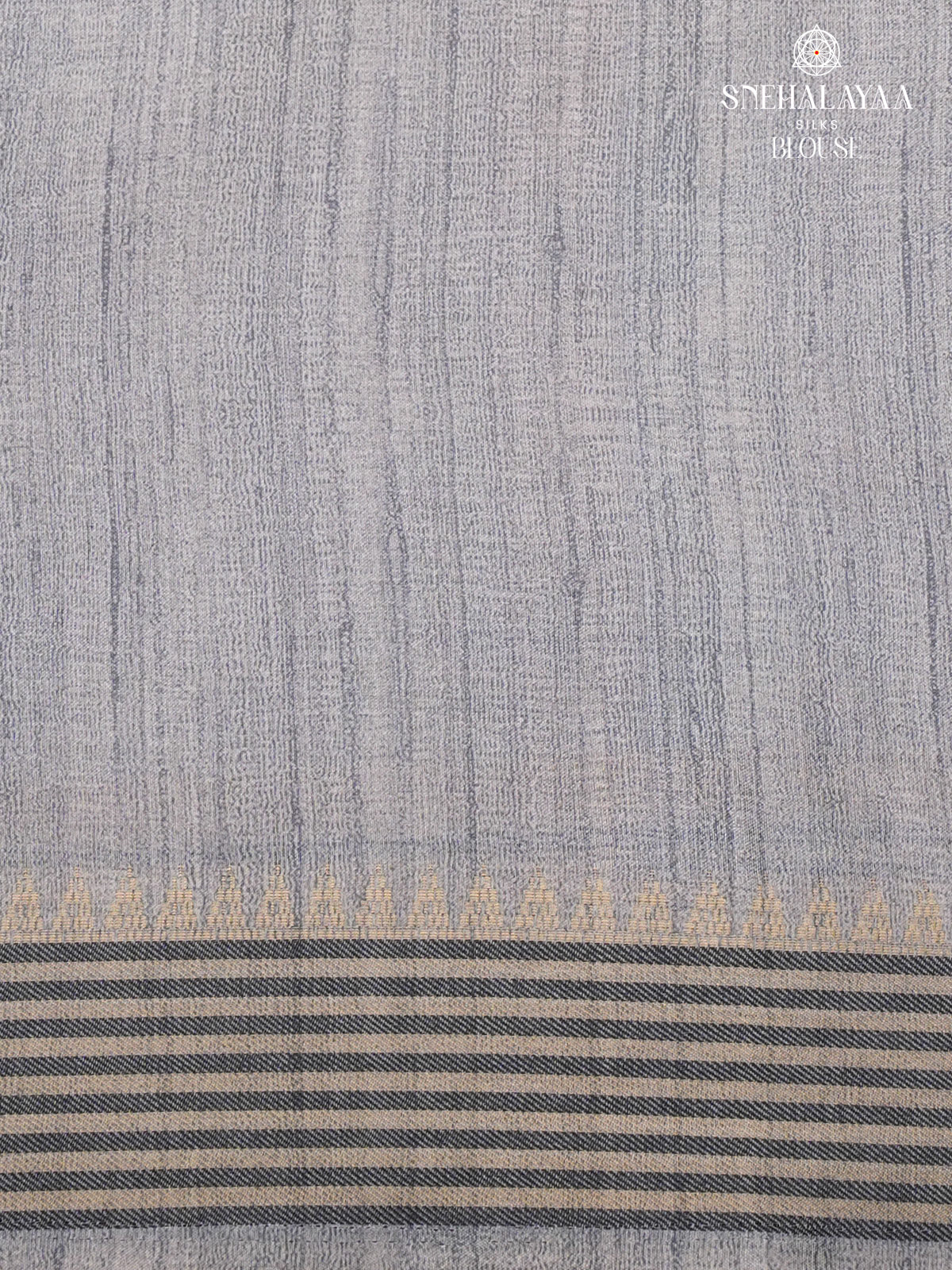 Beige With Brown Border Kalamkari Tussar Saree