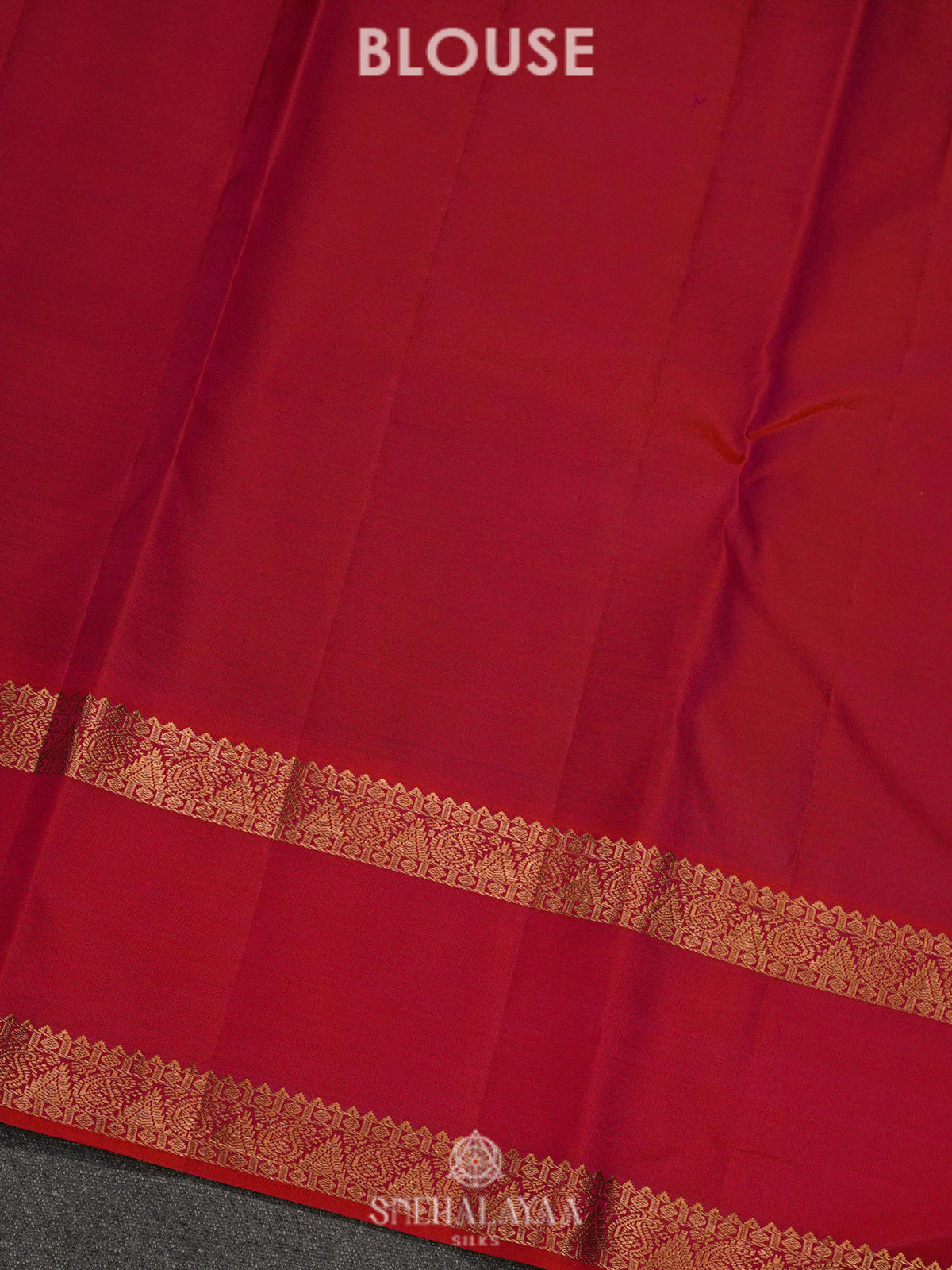 Peacock Blue Kanjivaram Silk Saree