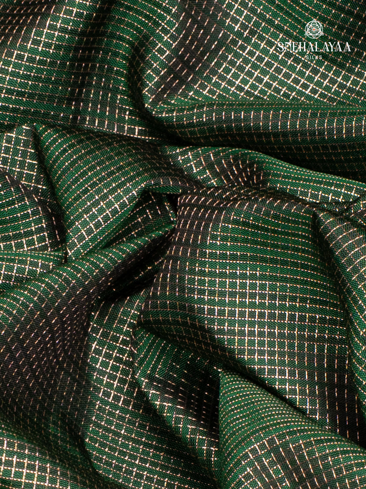 Emerald Green Kanjivaram Silk Saree