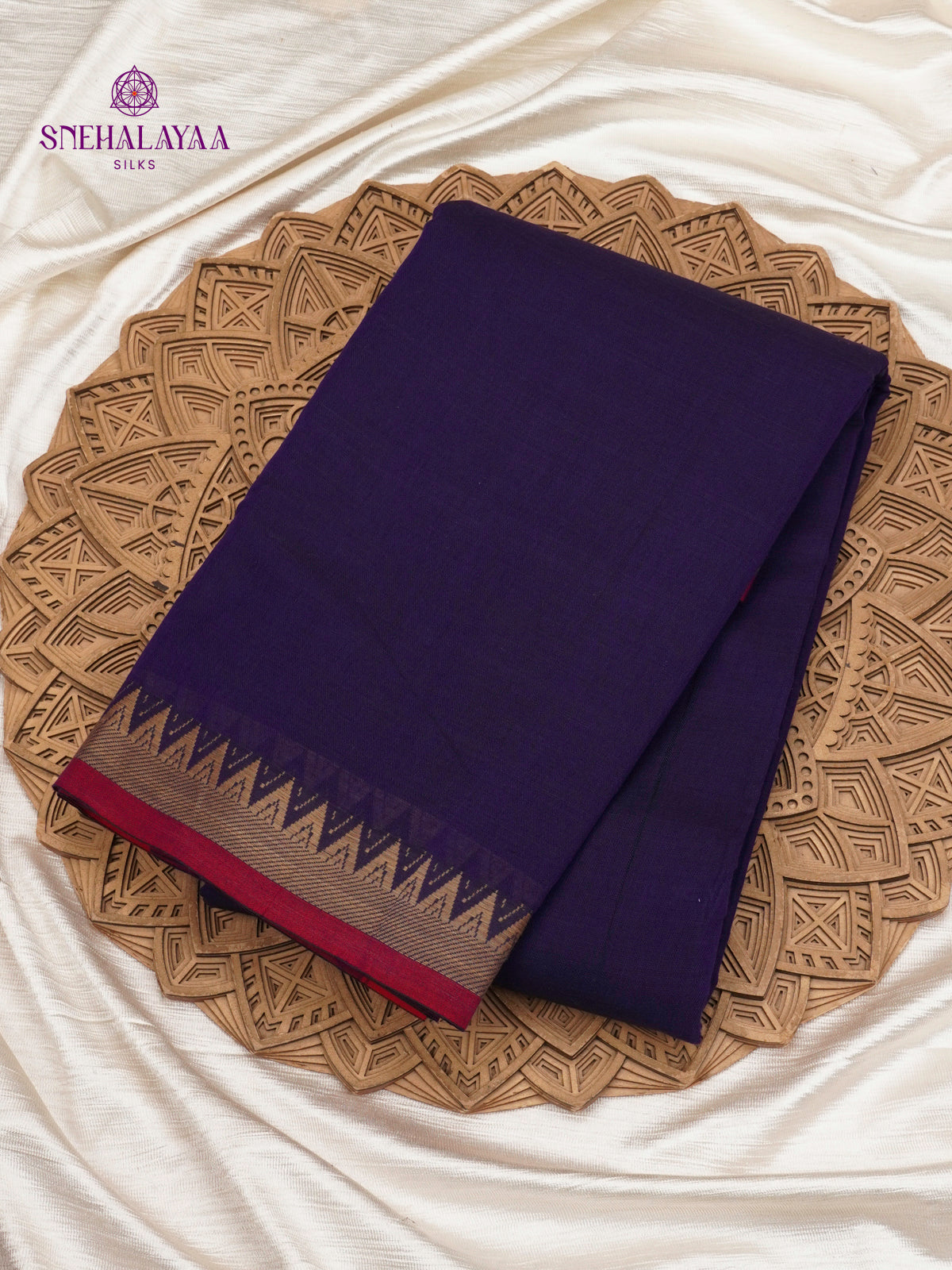 Rich Blue Narayanpet Cotton Saree