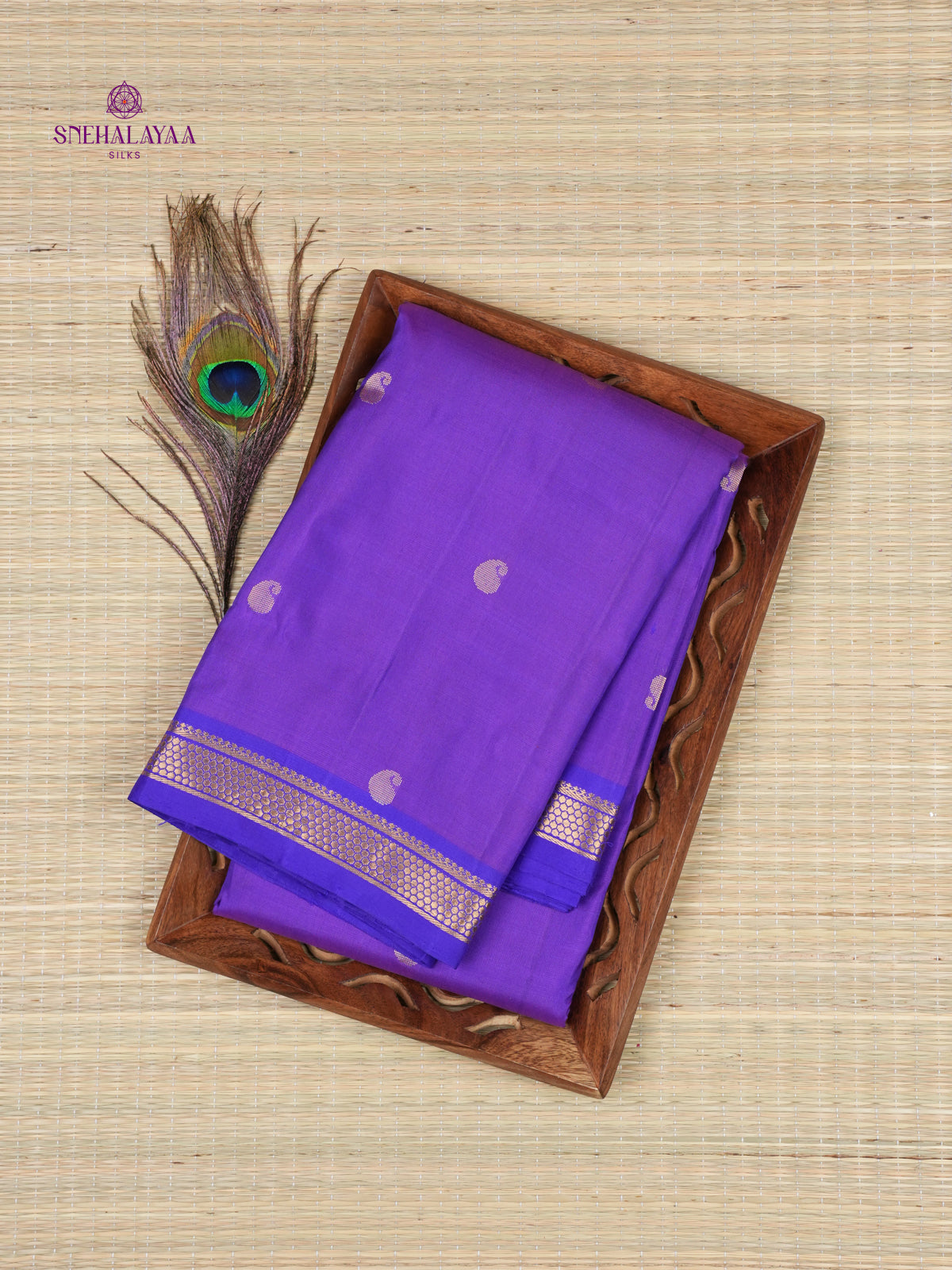 Royal Blue Kanjivaram Silk Saree