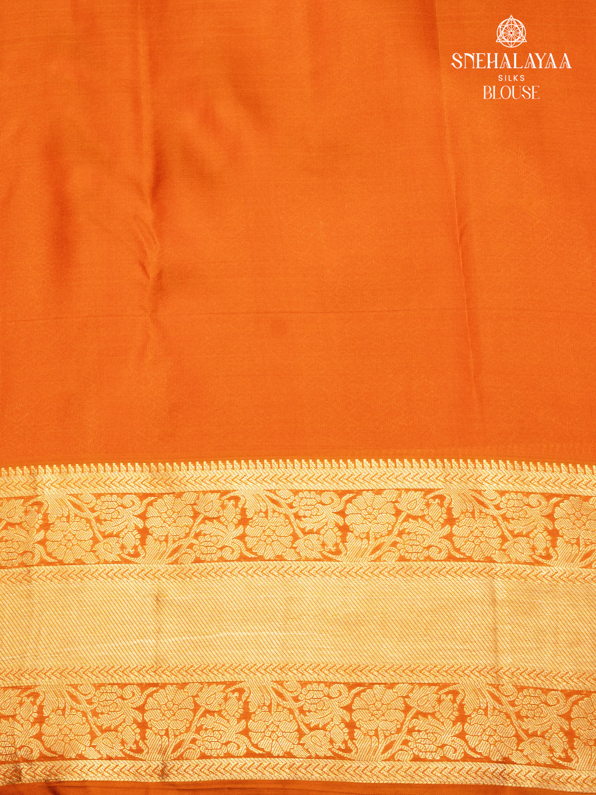 Orange Kanjivaram Silk Saree