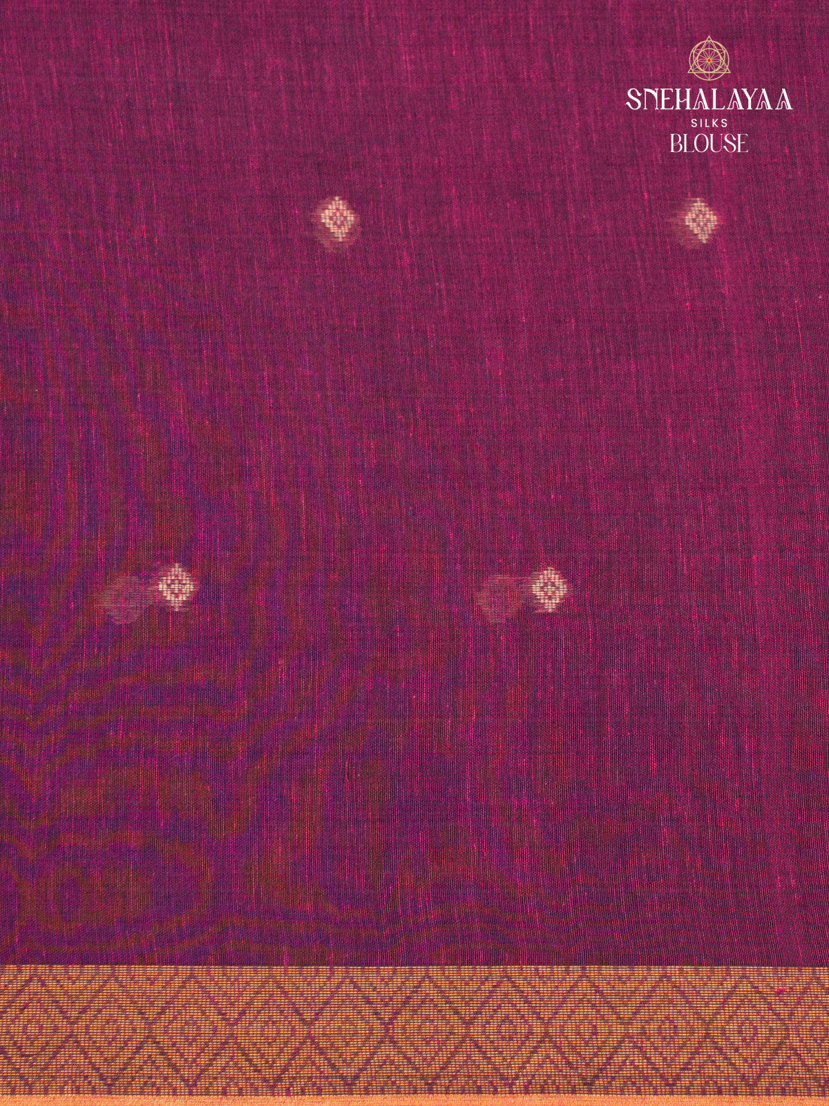 Purple Sambalpuri Cotton Saree