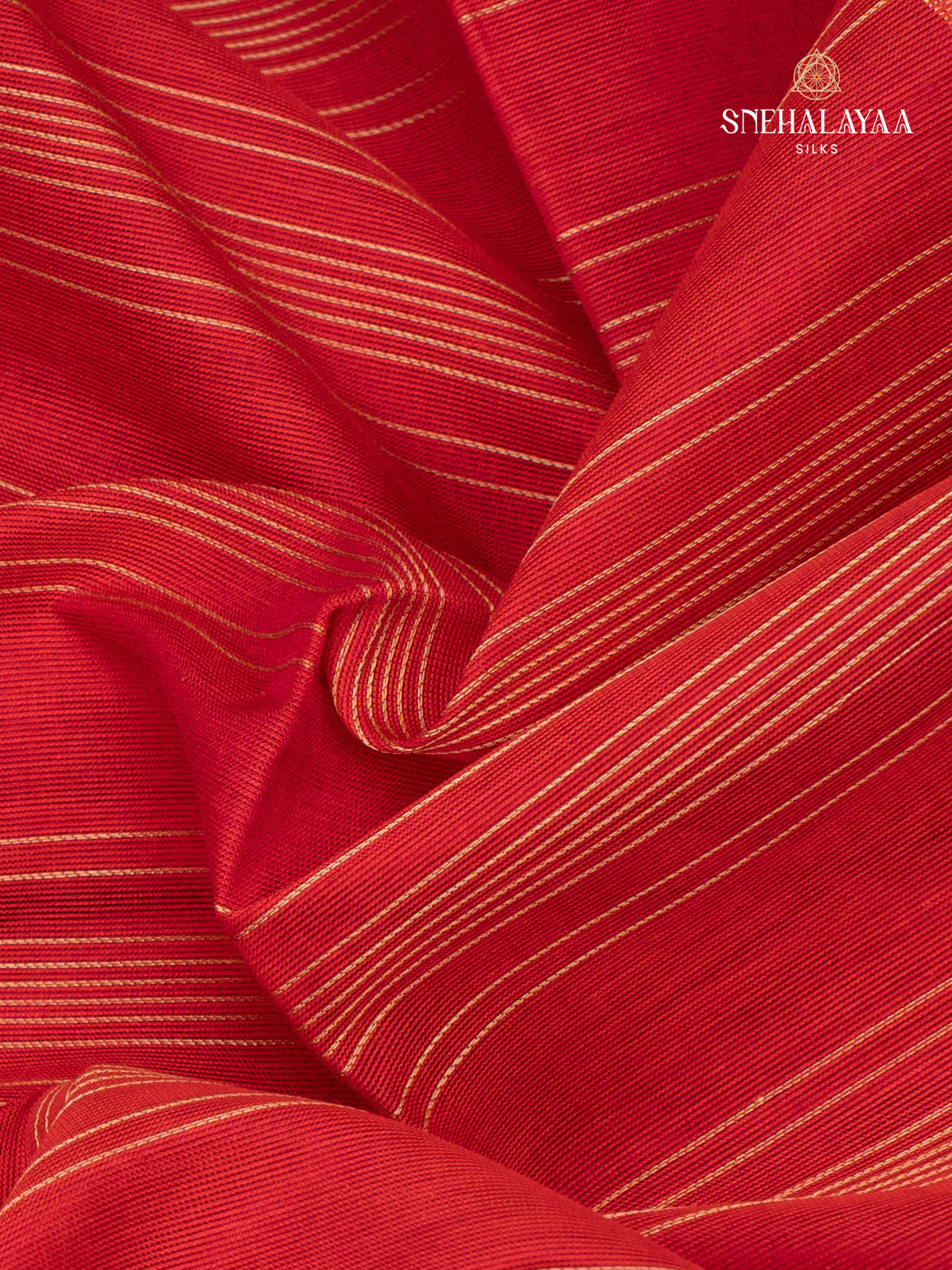 Red Kanchi Silk Cotton Saree
