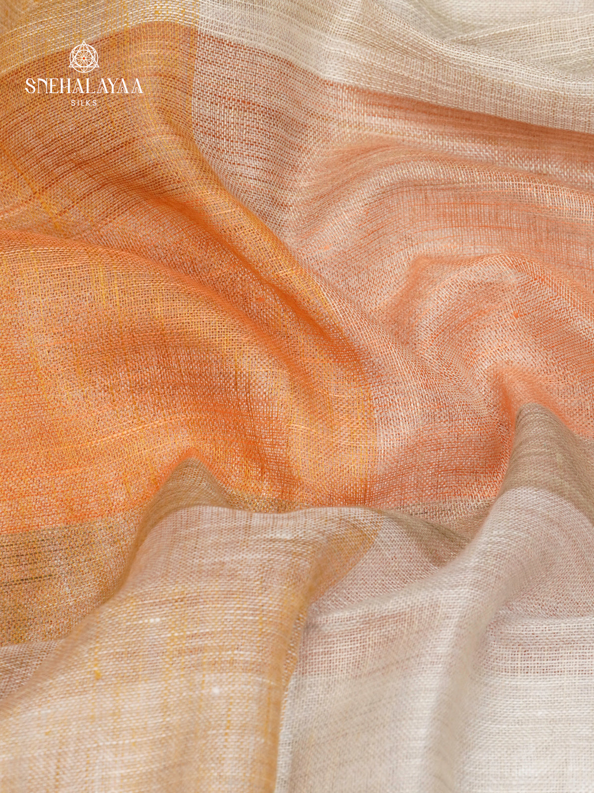 Multicolour Linen Saree