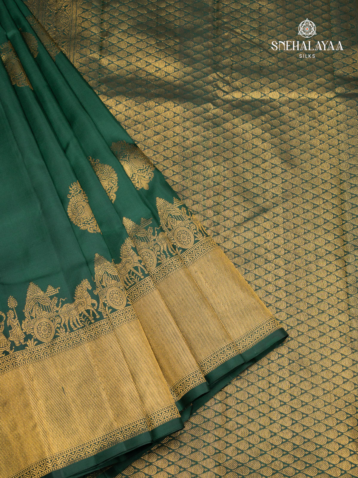 Green Kanjivaram Silk Saree