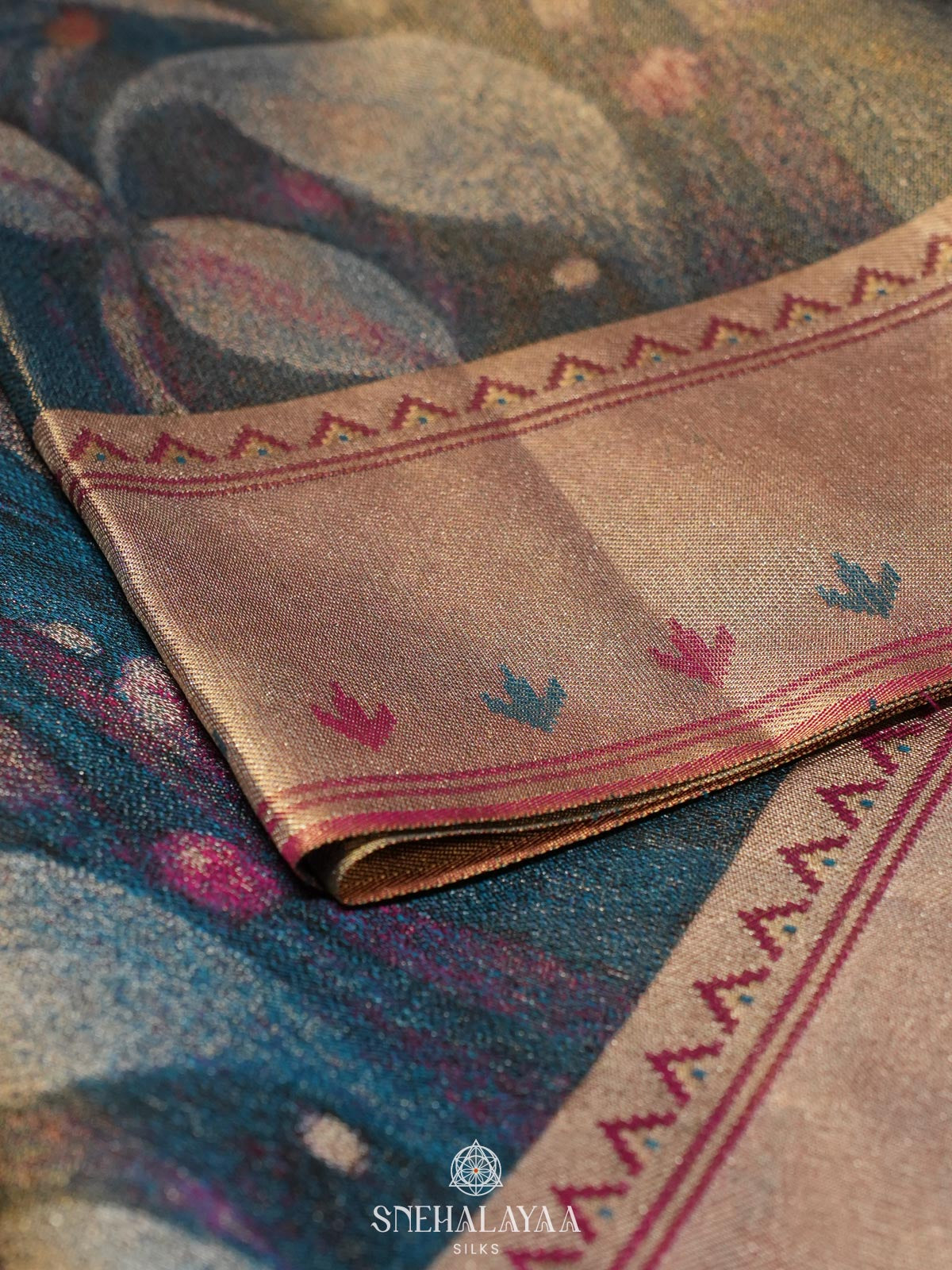 Grey Kanjivaram Silk Saree