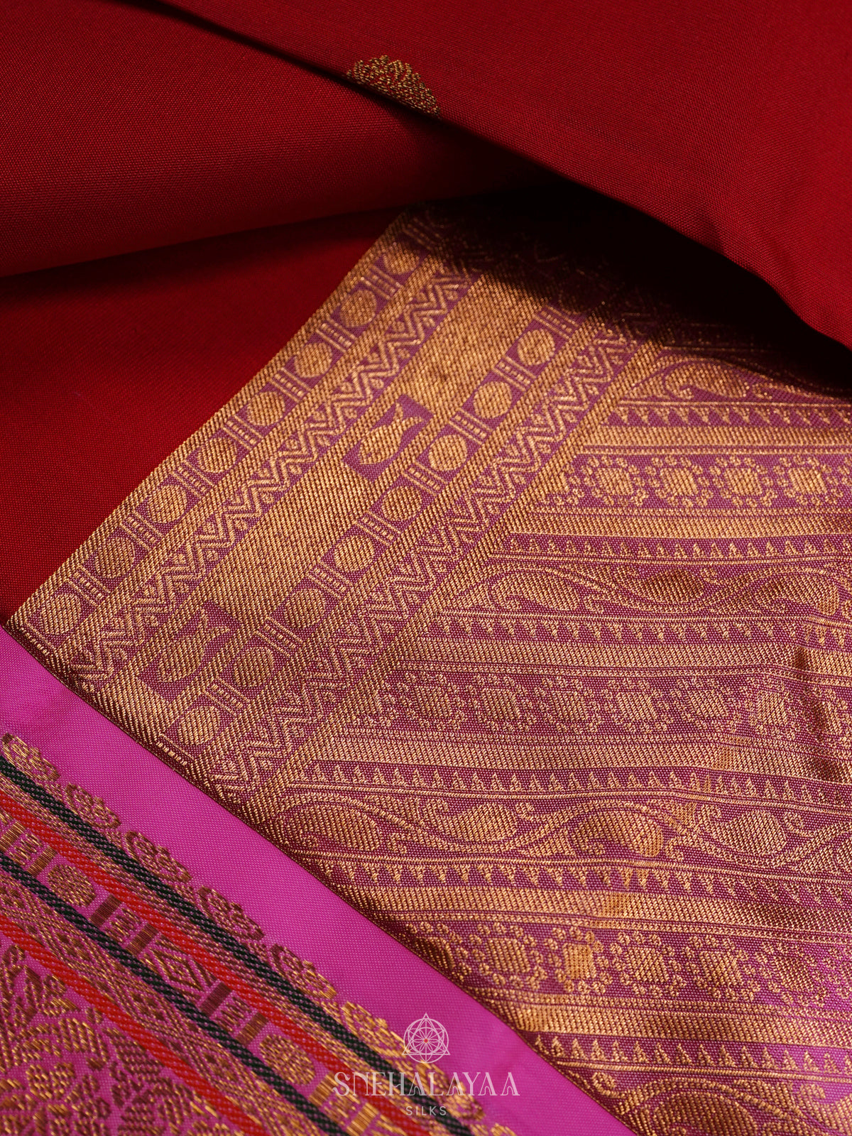 Red Kanjivaram Silk Saree