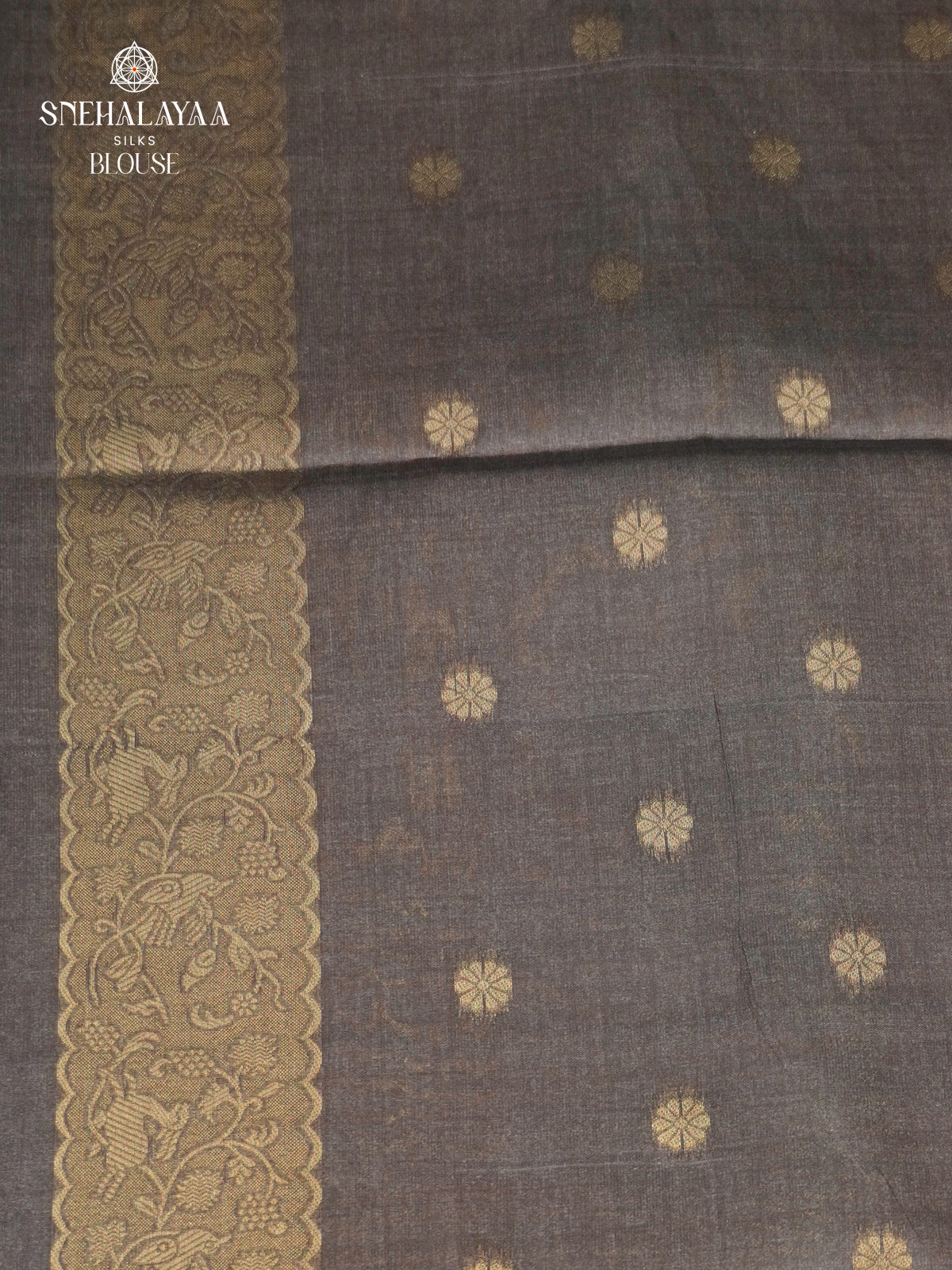 Mustard Jute Saree
