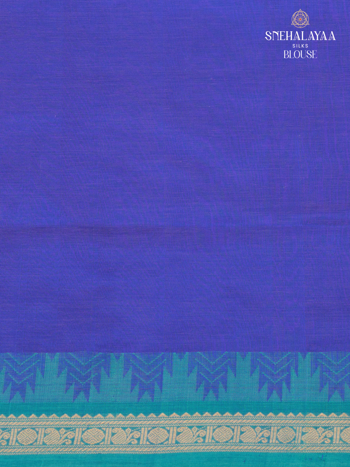 Blue Kanchi Silk Cotton Saree