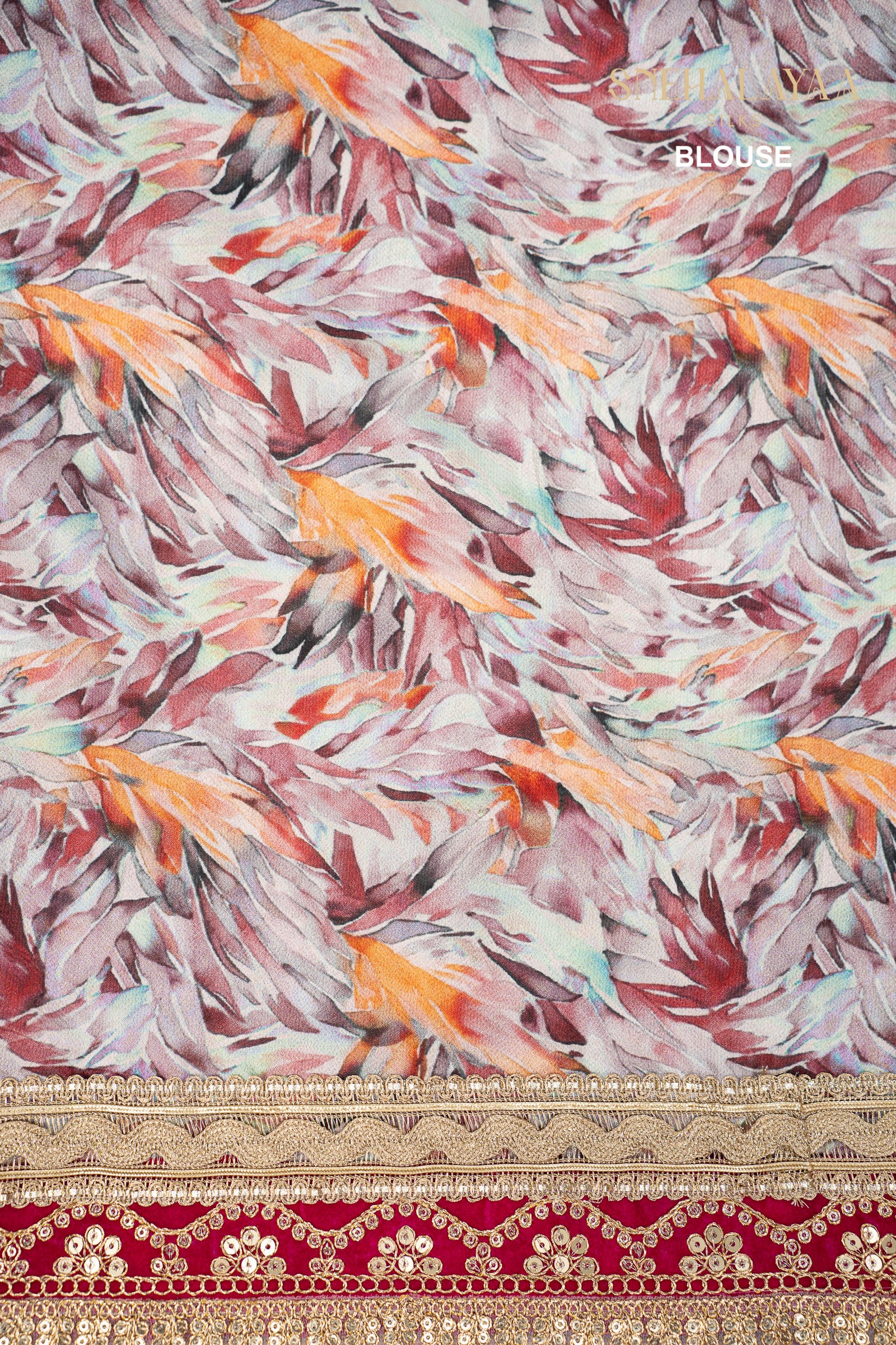 Mauve Purple Designer Saree