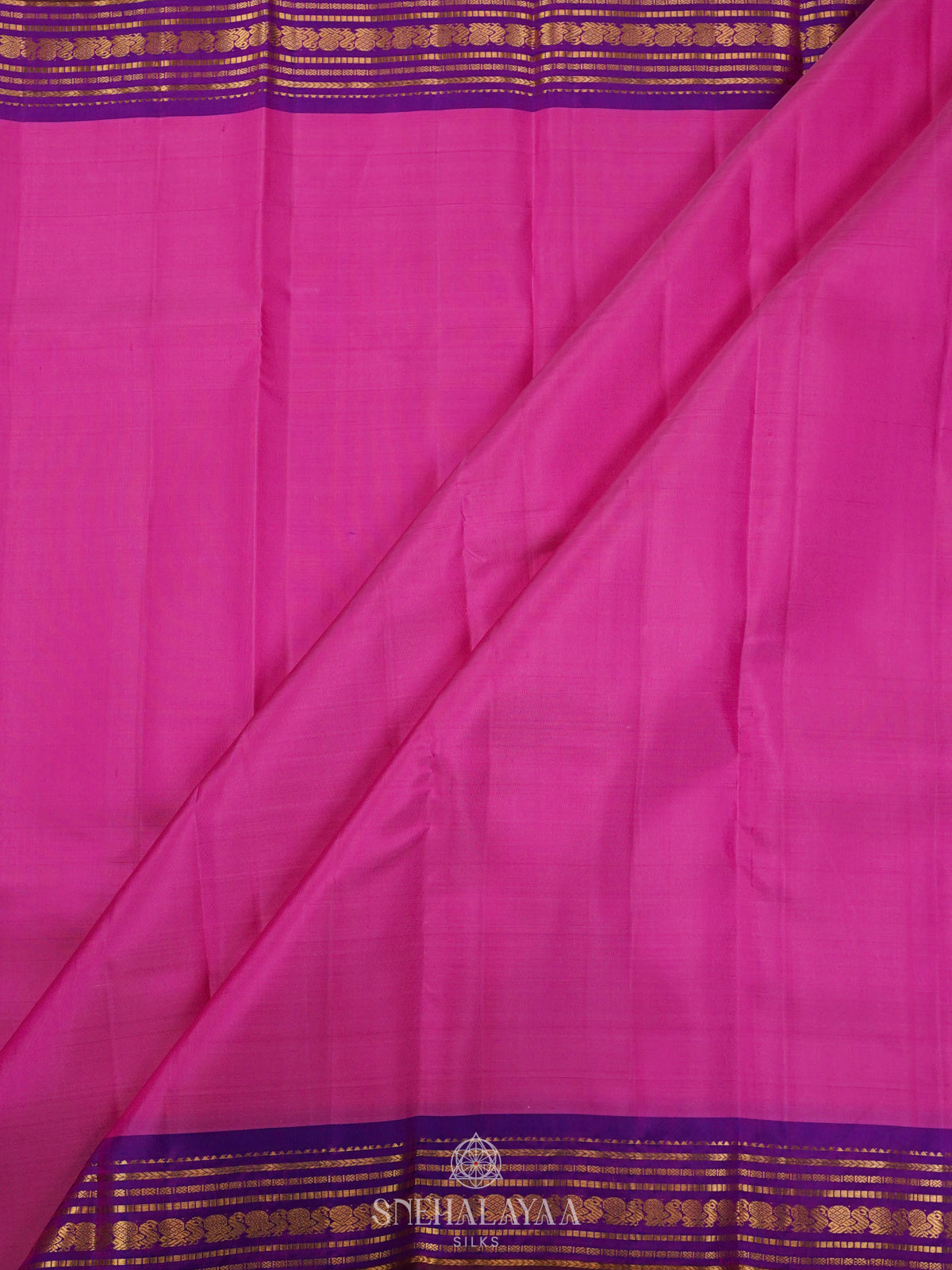 Pink Kanjivaram Silk Saree