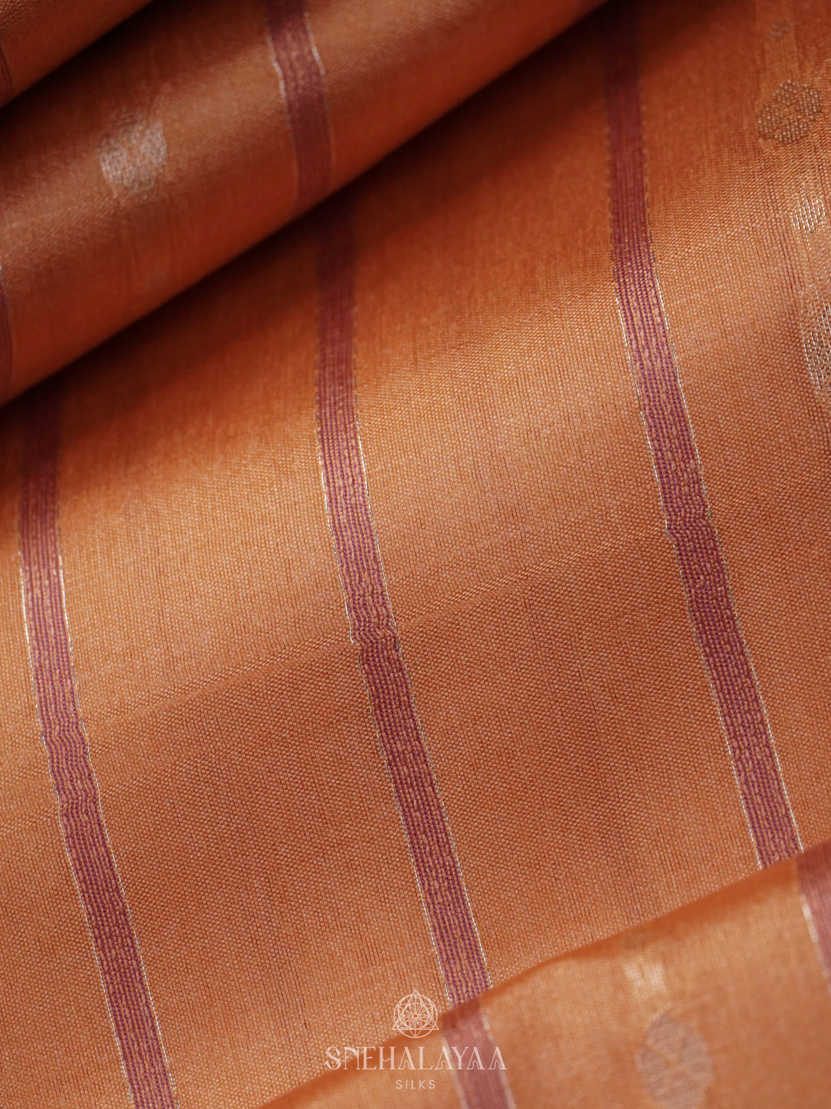 Peach Jute Saree