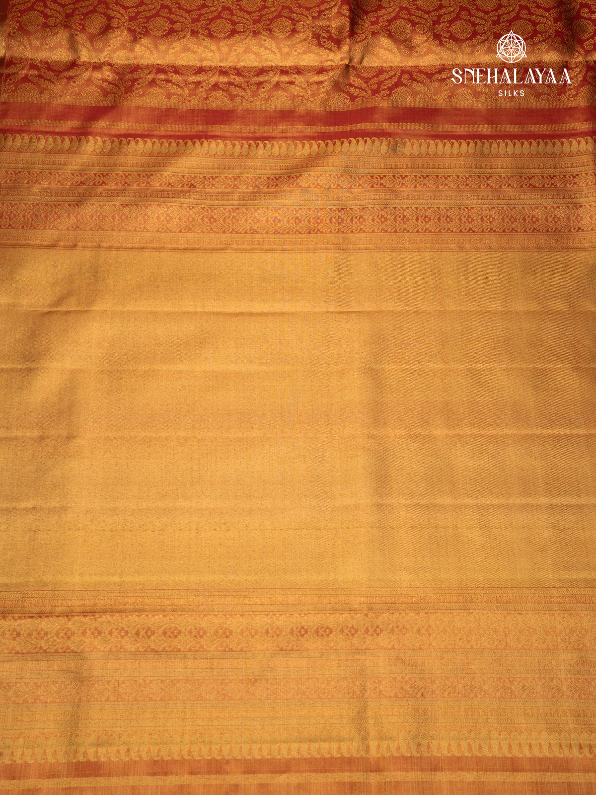 Orange Kanjivaram Silk Saree