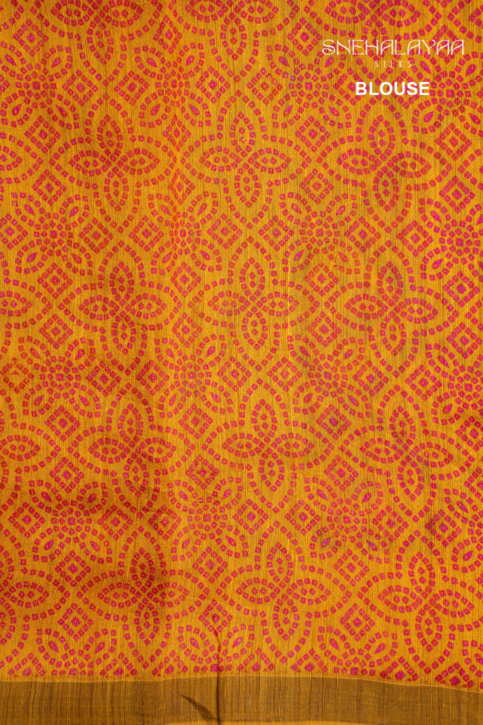 Honey Orange Tussar Saree