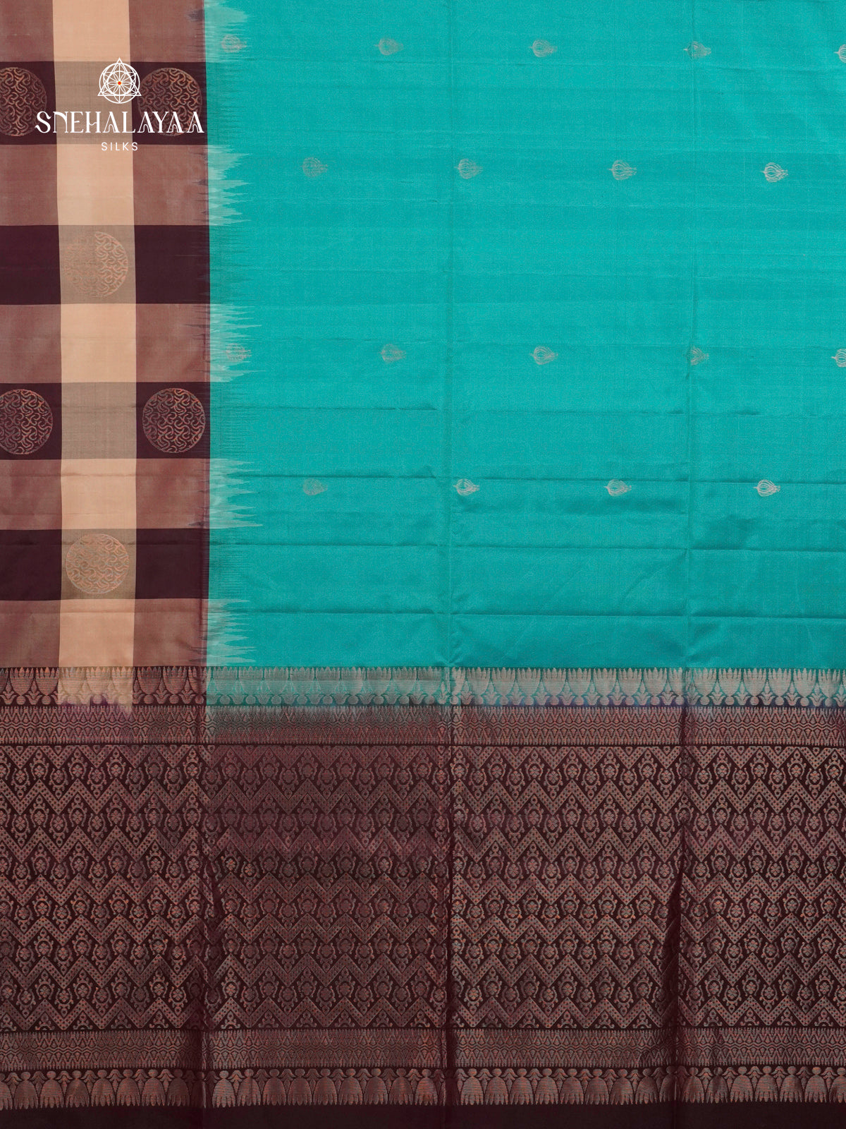 Sky Blue Soft Silk Saree