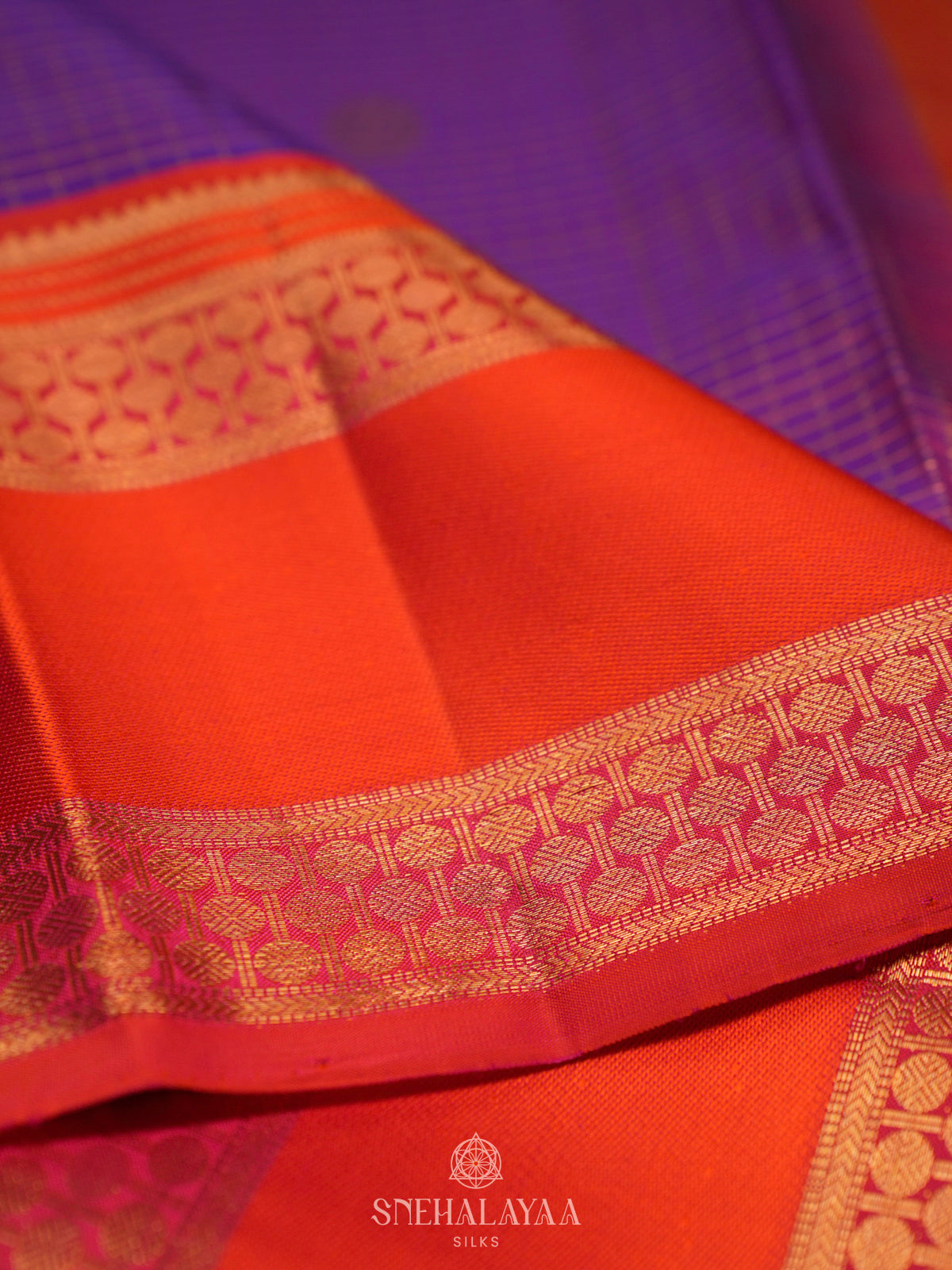 Lavender Kanjivaram Silk Saree