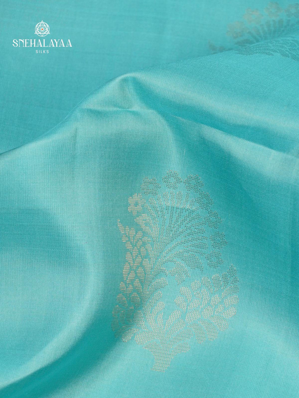 Ocean Blue Soft Silk Saree