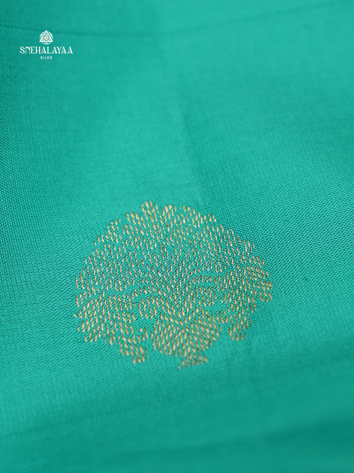 Teal Green Kanjivaram Silk Saree