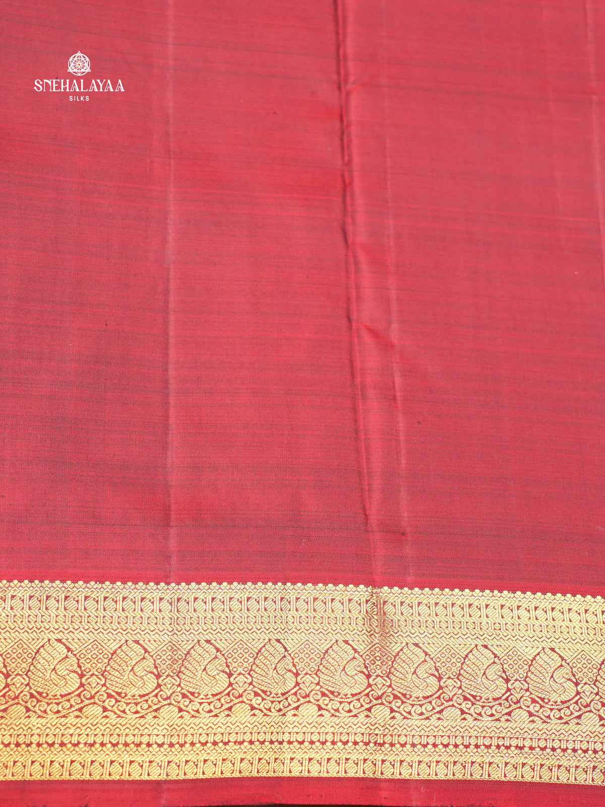 Plum kanjivaram Silk Saree
